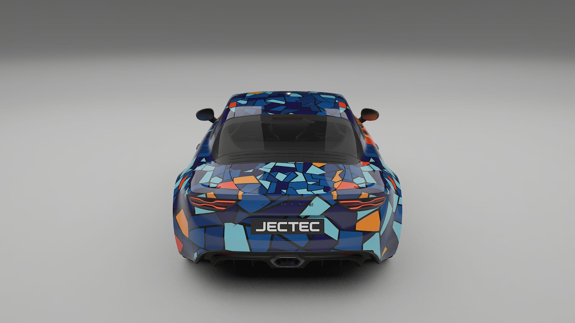 Renault Alpine A110 BARCELONA – Ontworpen Wrap PPF Kit van Printbaar Polyurethaanfolie
