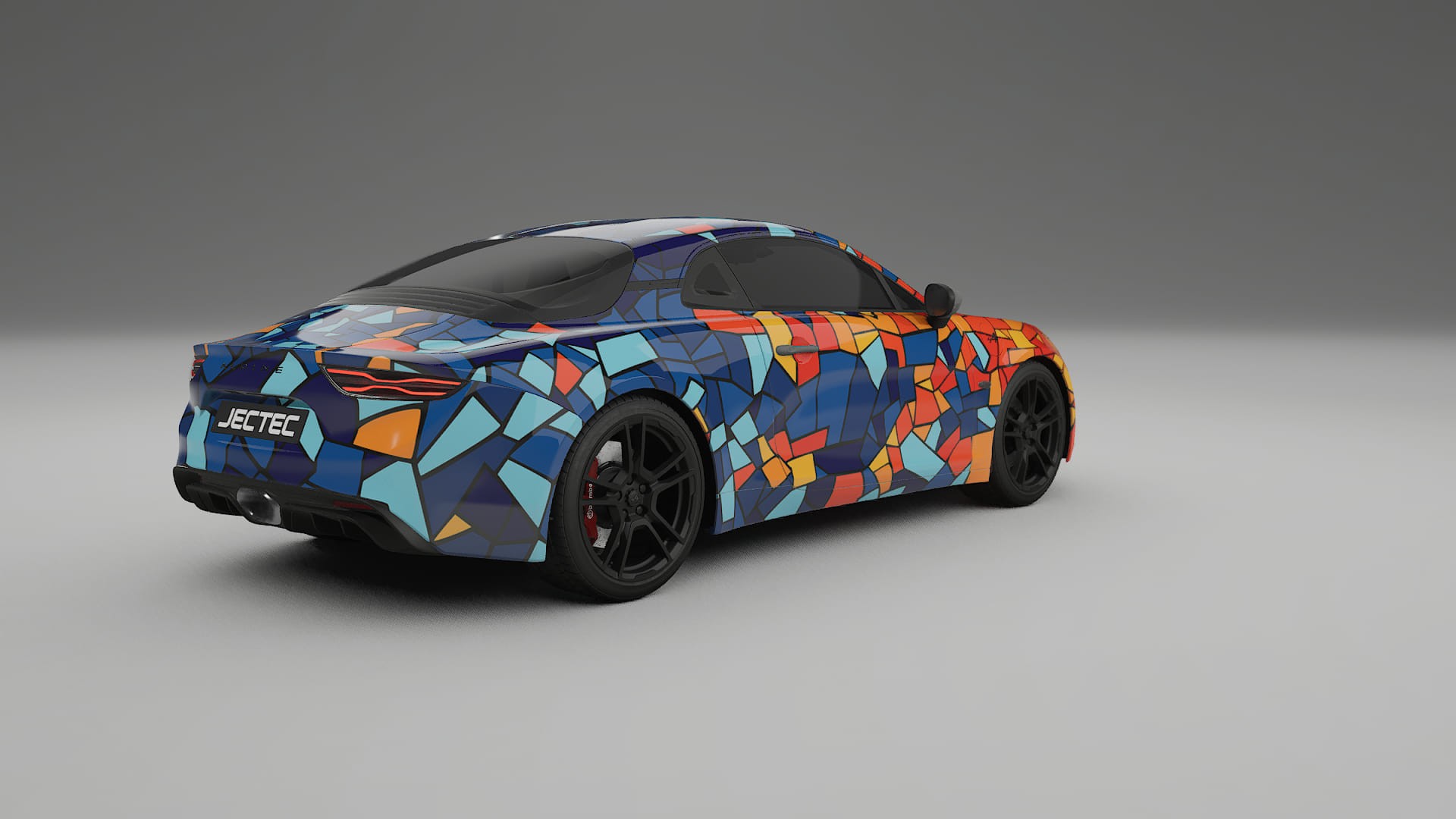Renault Alpine A110 BARCELONA – Ontworpen Wrap PPF Kit van Printbaar Polyurethaanfolie