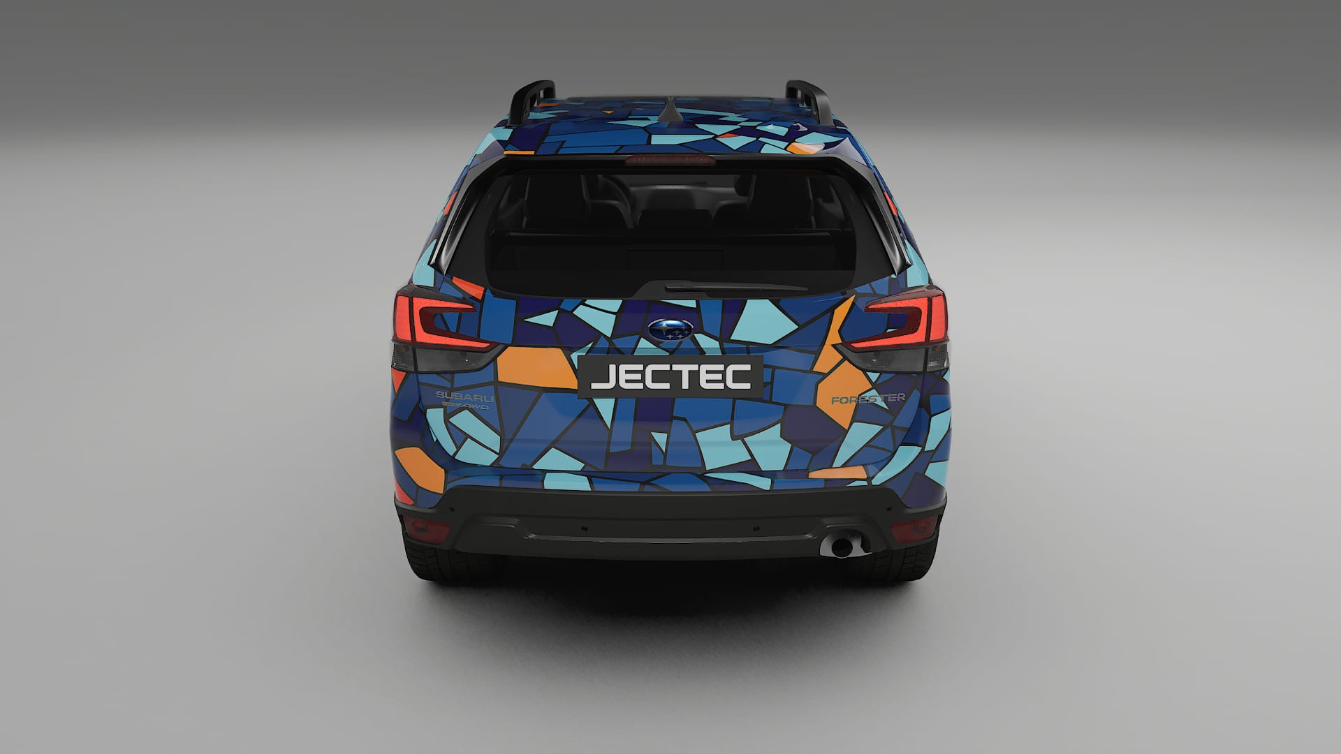 Subaru Forester V SK facelift LCI BARCELONA – Ontworpen Wrap PPF Kit van Printbaar Polyurethaanfolie