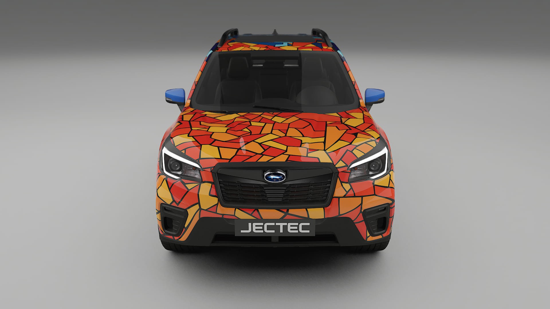 Subaru Forester V SK facelift LCI BARCELONA – Ontworpen Wrap PPF Kit van Printbaar Polyurethaanfolie