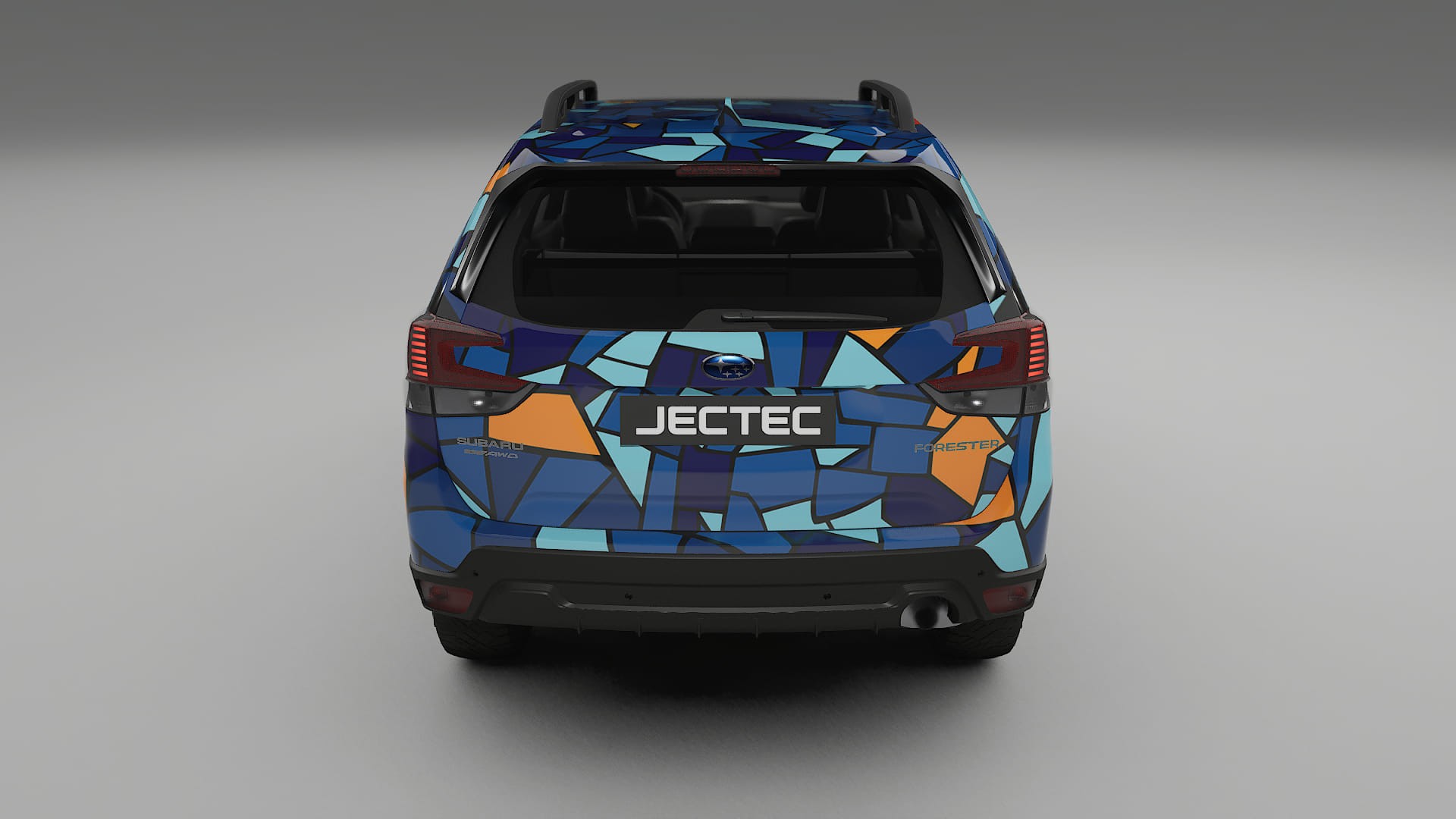 Subaru Forester V SK prefacelift pre-LCI BARCELONA – Ontworpen Wrap PPF Kit van Printbaar Polyurethaanfolie