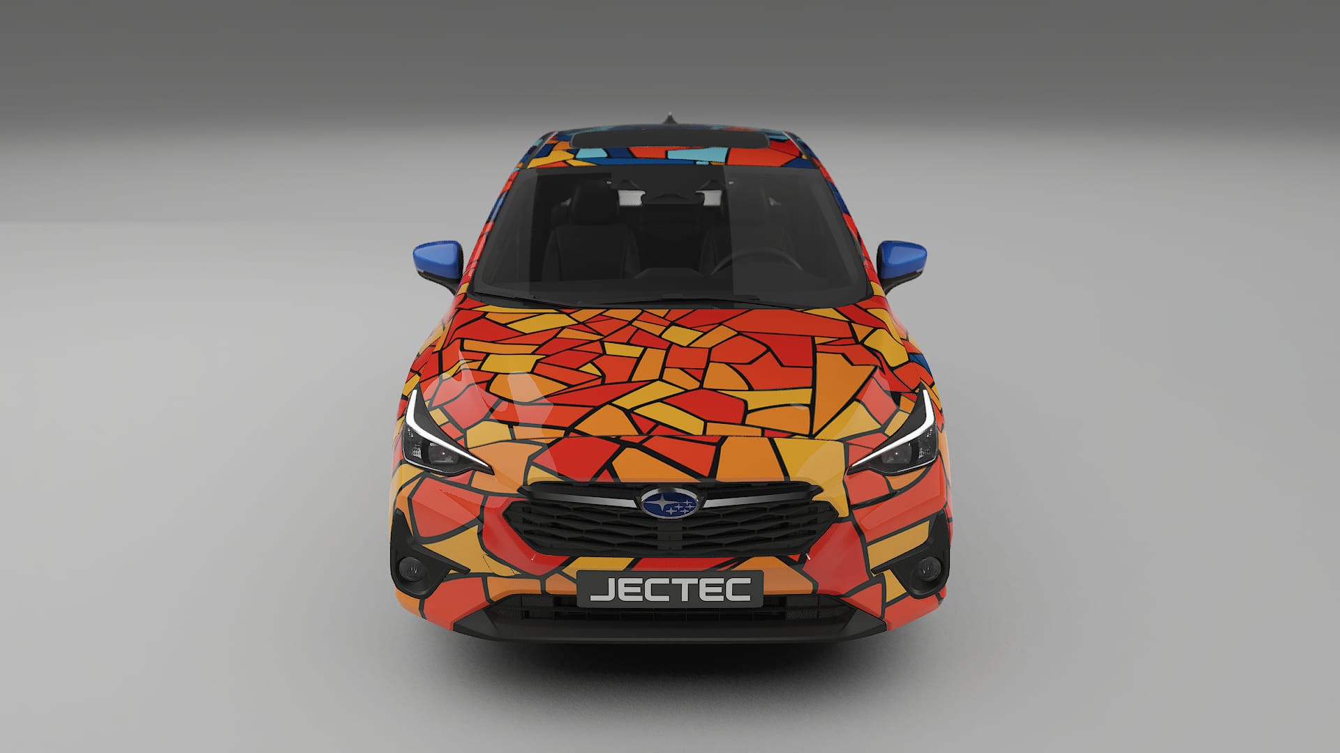 Subaru Impreza GU BARCELONA – Ontworpen Wrap PPF Kit van Printbaar Polyurethaanfolie