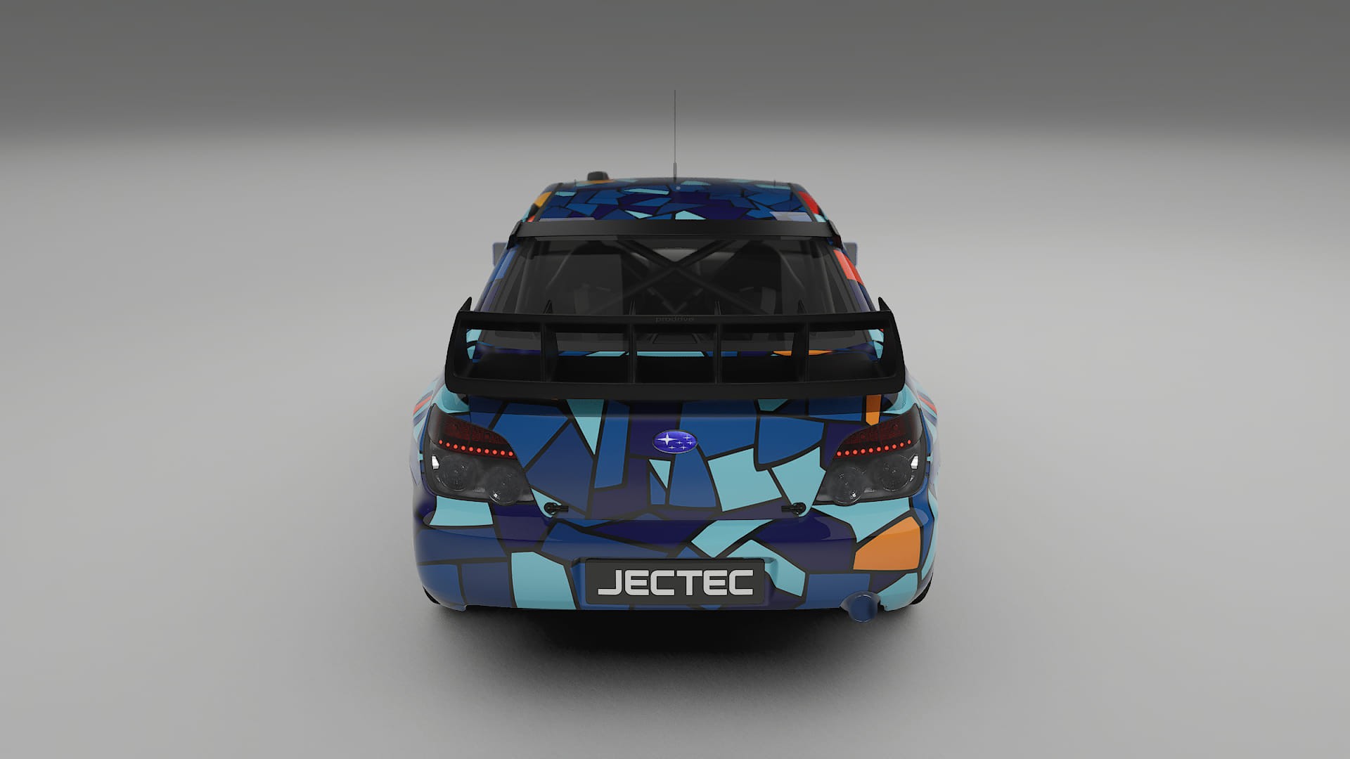 Subaru Impreza WRC GD BARCELONA – Ontworpen Wrap PPF Kit van Printbaar Polyurethaanfolie