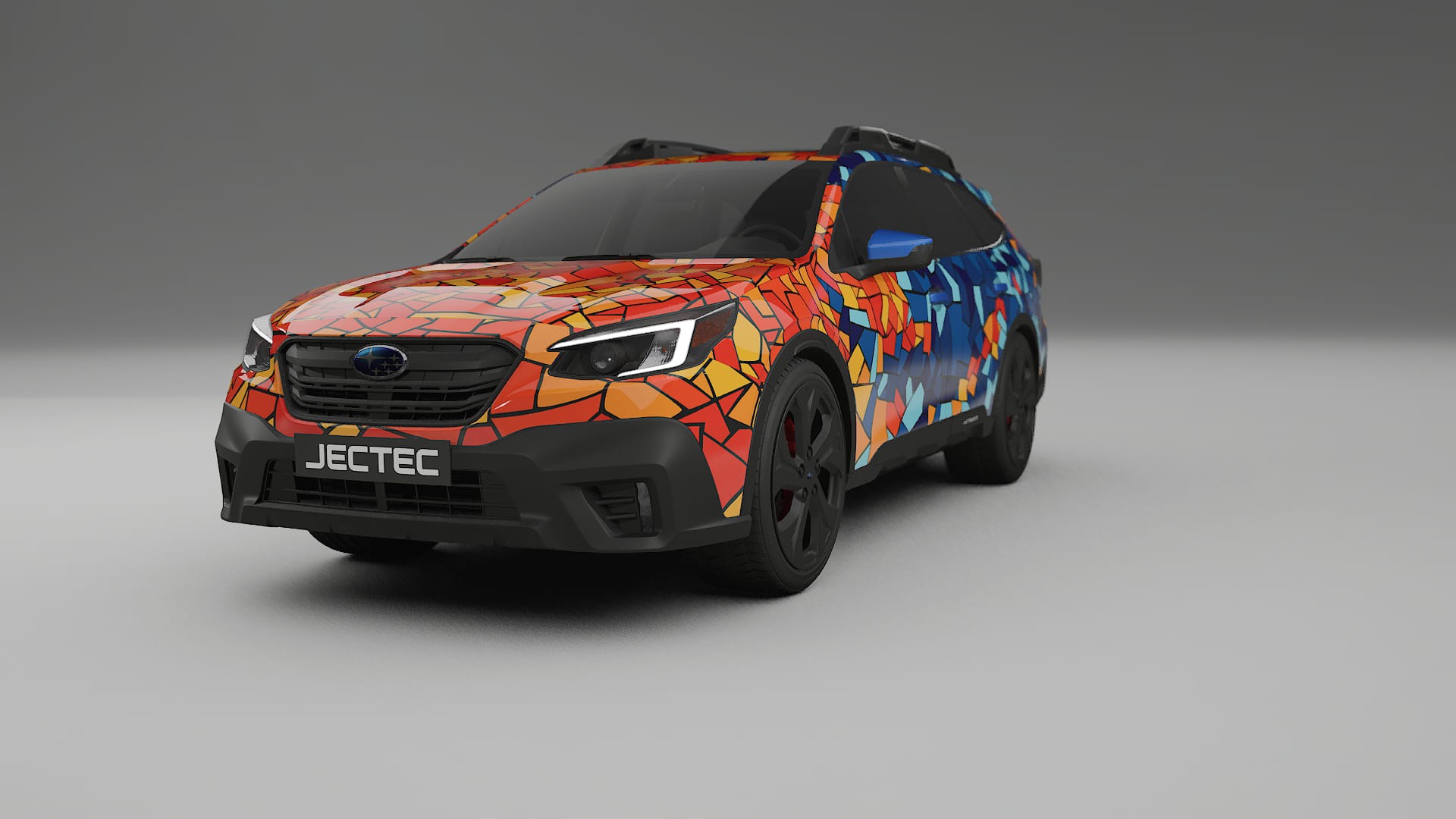 Subaru Outback VI BS facelift LCI BARCELONA – Ontworpen Wrap PPF Kit van Printbaar Polyurethaanfolie