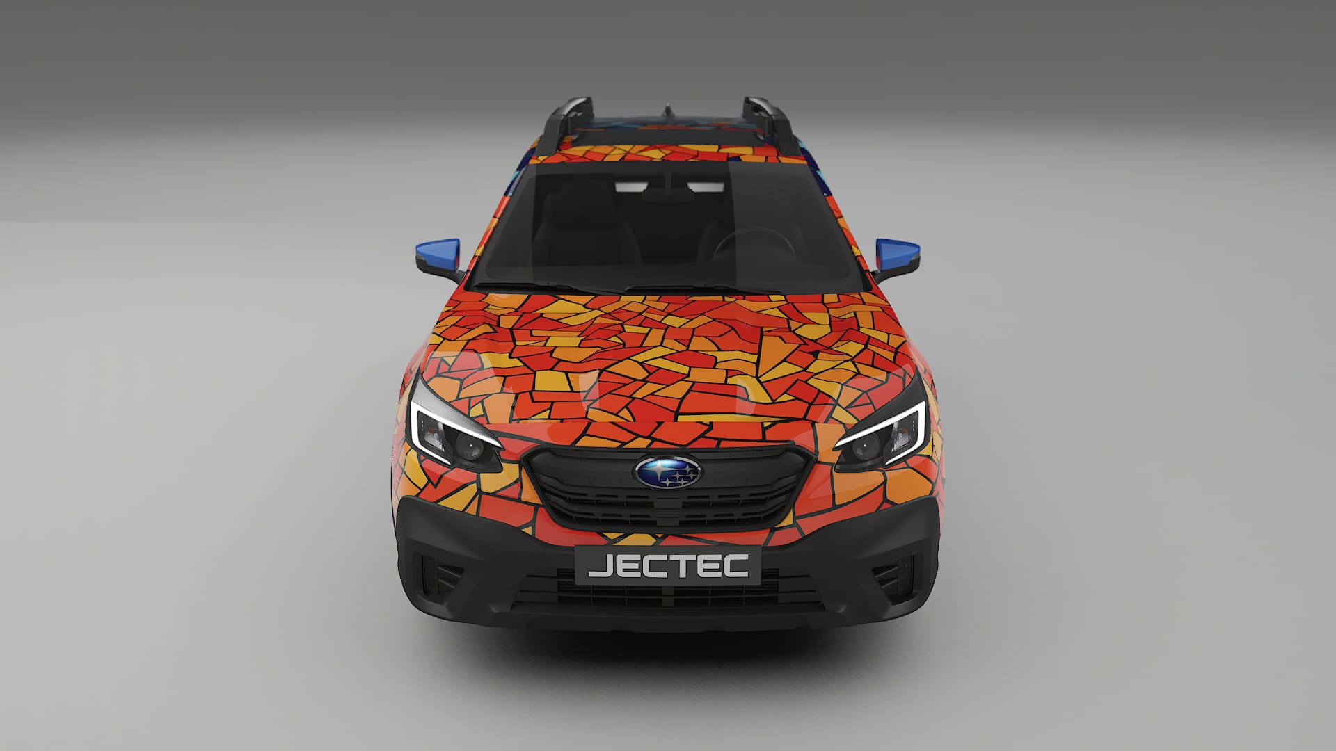 Subaru Outback VI BS facelift LCI BARCELONA – Ontworpen Wrap PPF Kit van Printbaar Polyurethaanfolie