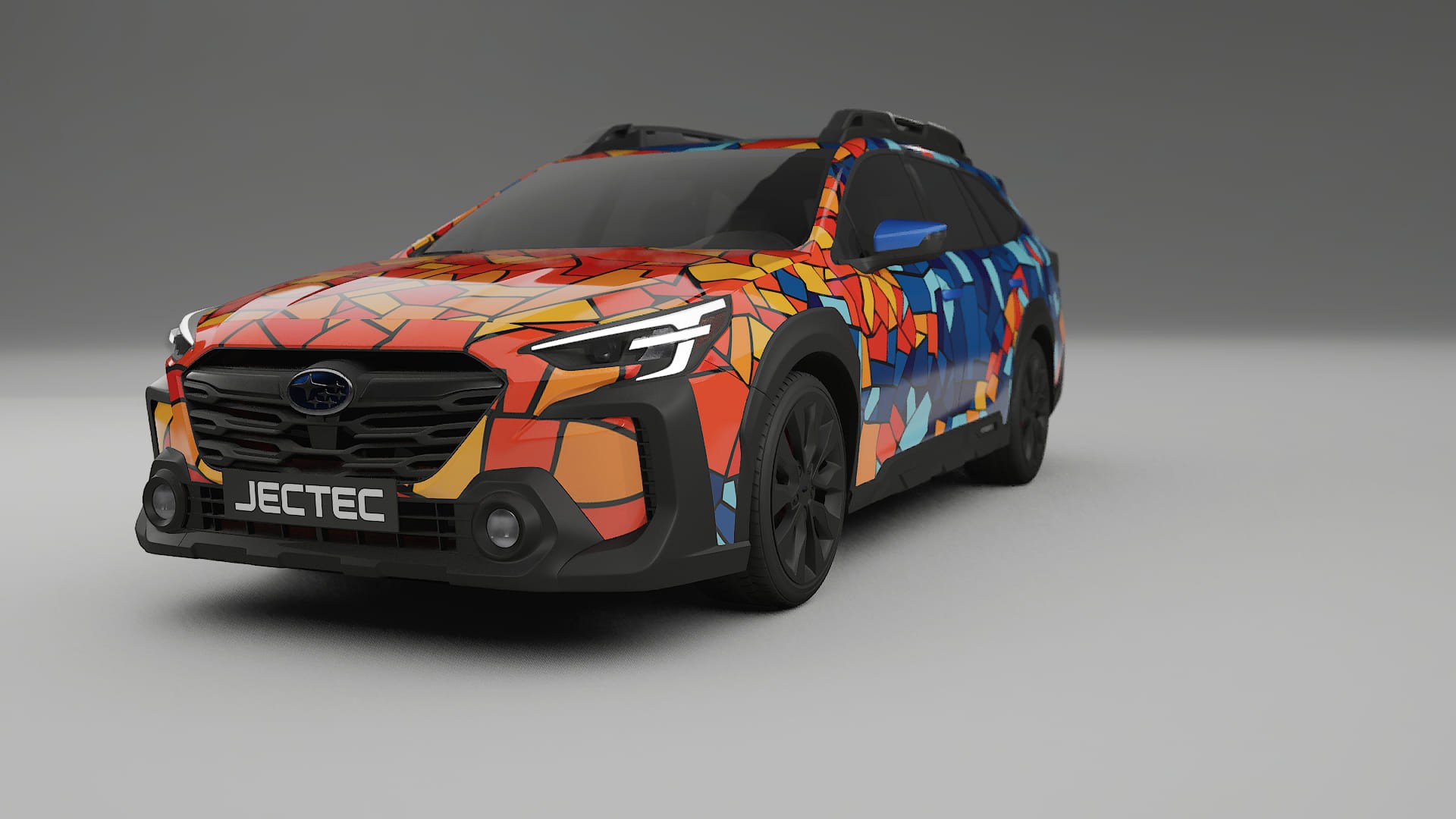 Subaru Outback VI BS prefacelift pre-LCI BARCELONA – Ontworpen Wrap PPF Kit van Printbaar Polyurethaanfolie