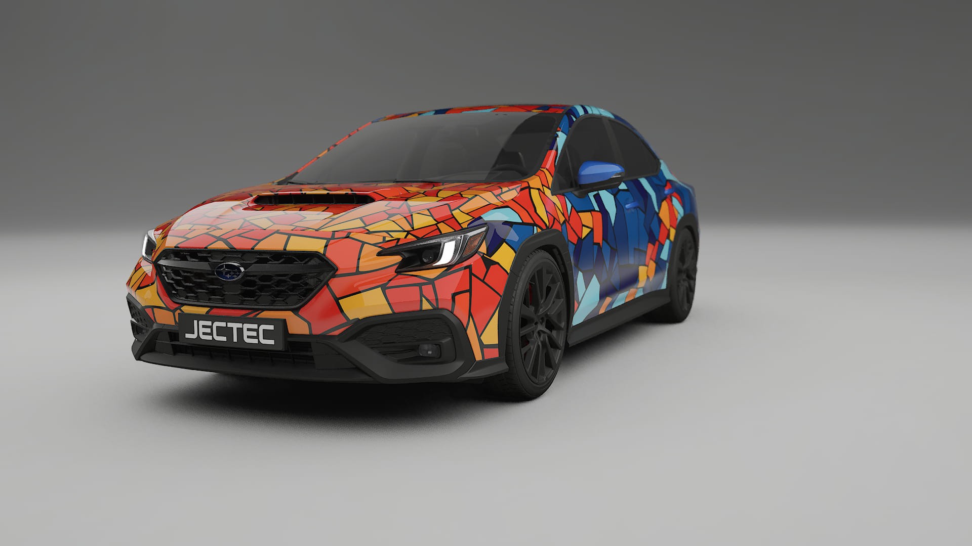 Subaru WRX VB BARCELONA – Ontworpen Wrap PPF Kit van Printbaar Polyurethaanfolie