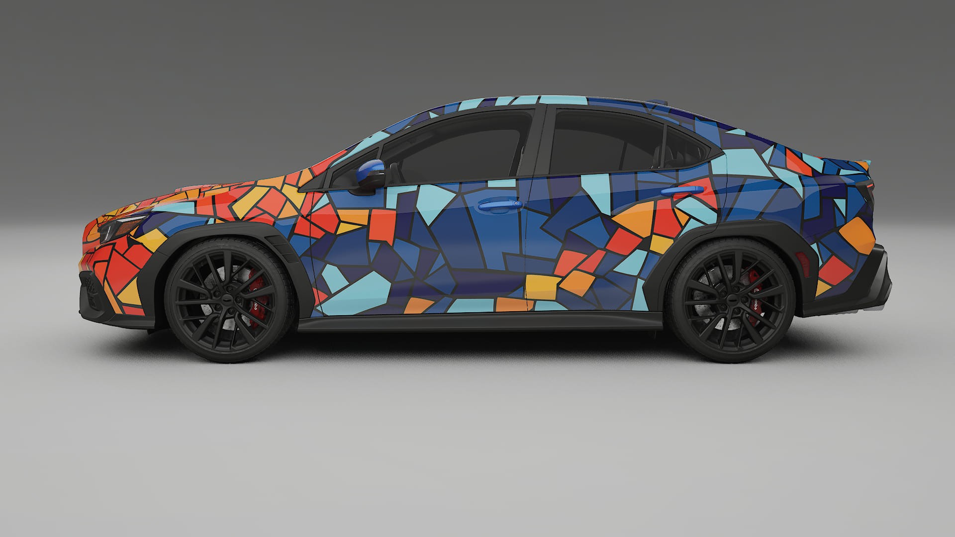 Subaru WRX VB BARCELONA – Ontworpen Wrap PPF Kit van Printbaar Polyurethaanfolie