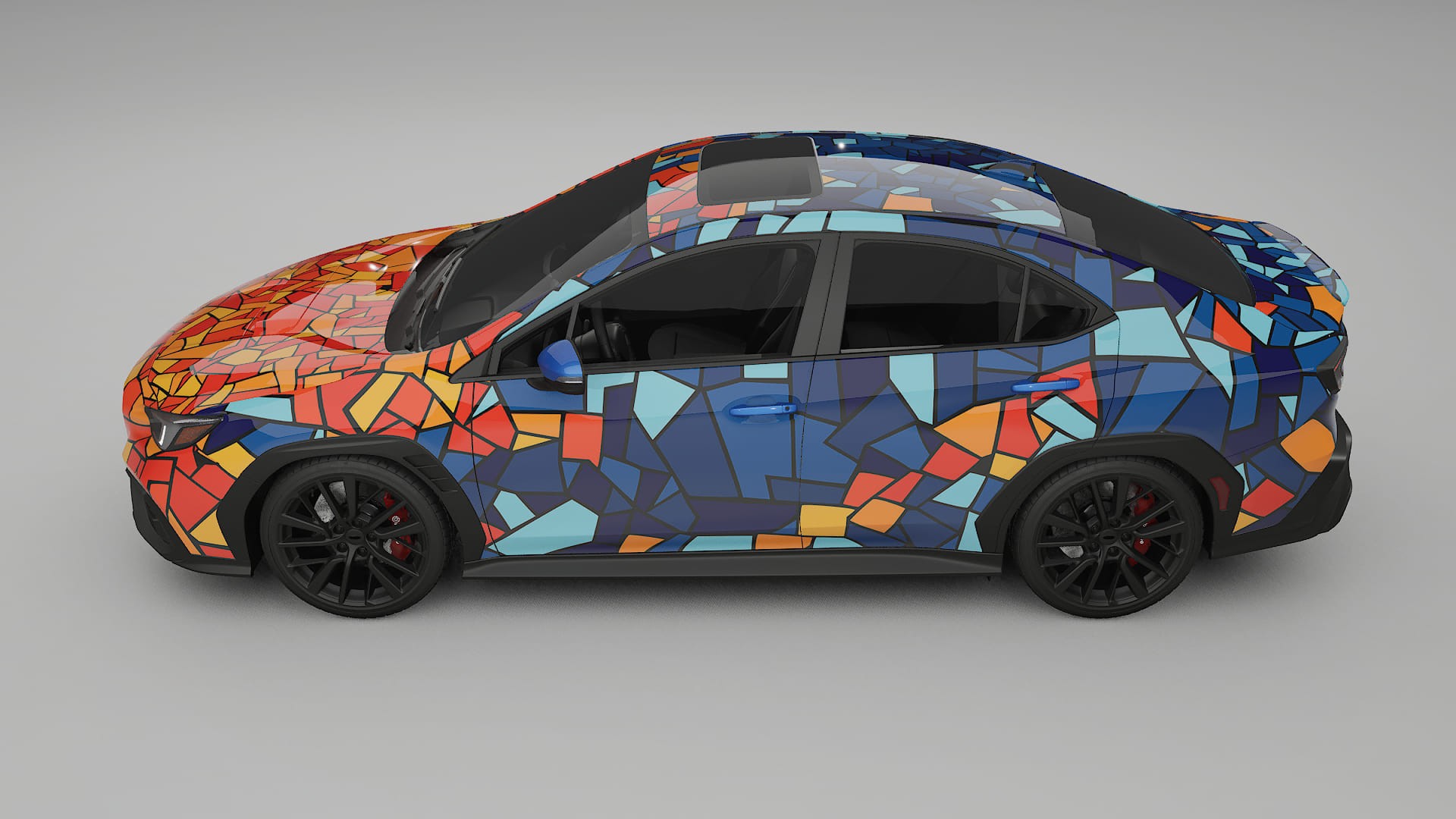 Subaru WRX VB BARCELONA – Ontworpen Wrap PPF Kit van Printbaar Polyurethaanfolie