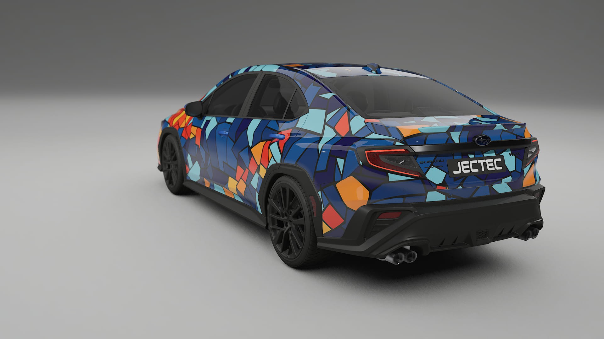 Subaru WRX VB BARCELONA – Ontworpen Wrap PPF Kit van Printbaar Polyurethaanfolie