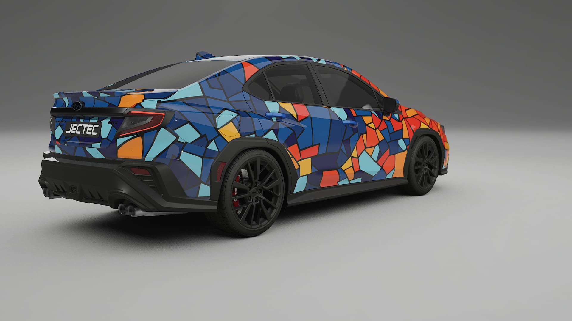 Subaru WRX VB BARCELONA – Ontworpen Wrap PPF Kit van Printbaar Polyurethaanfolie