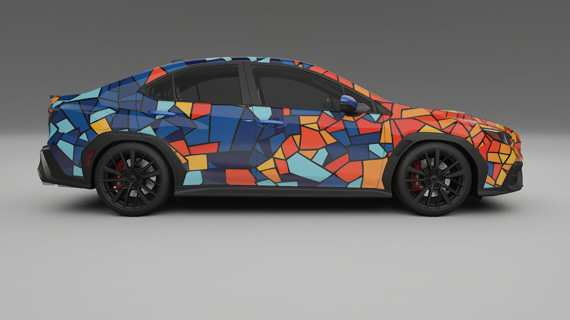 Subaru WRX VB BARCELONA – Ontworpen Wrap PPF Kit van Printbaar Polyurethaanfolie