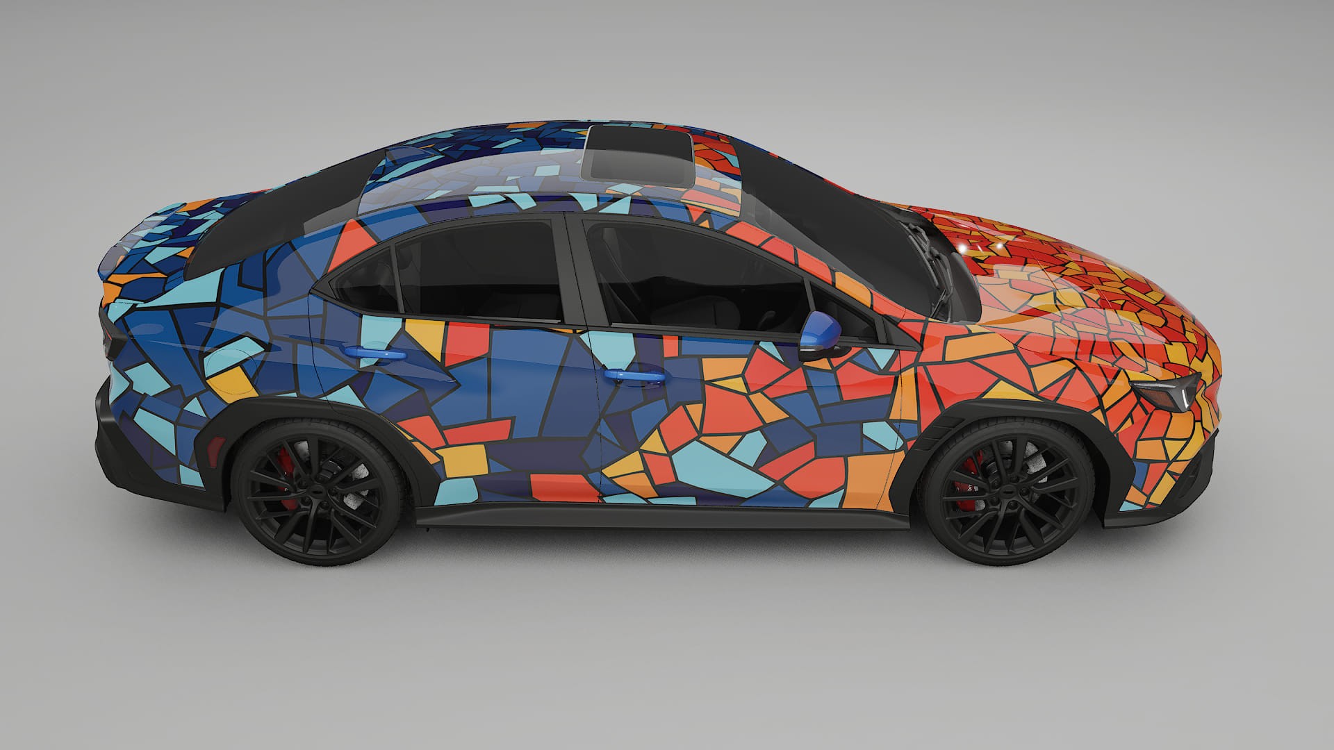Subaru WRX VB BARCELONA – Ontworpen Wrap PPF Kit van Printbaar Polyurethaanfolie
