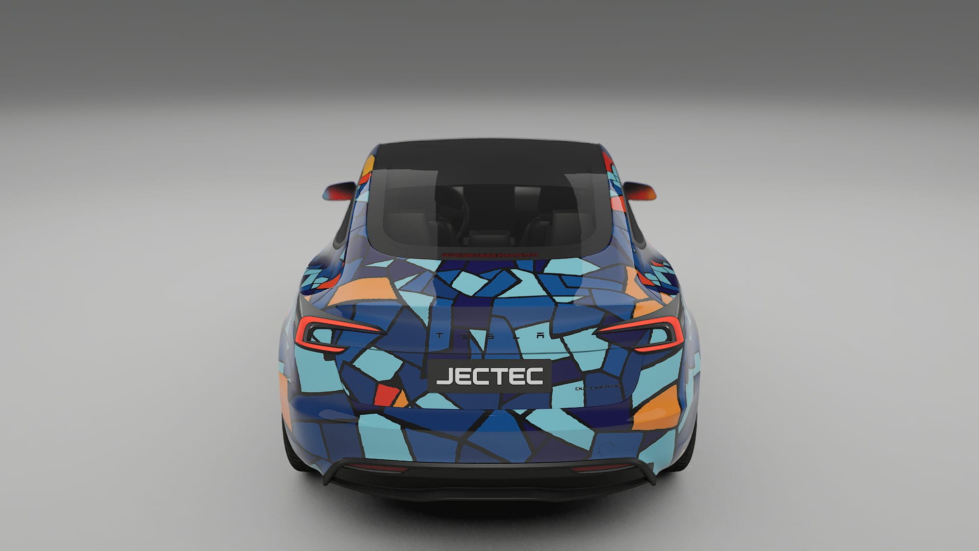 Tesla Model 3 Highland BARCELONA – Ontworpen Wrap PPF Kit van Printbaar Polyurethaanfolie