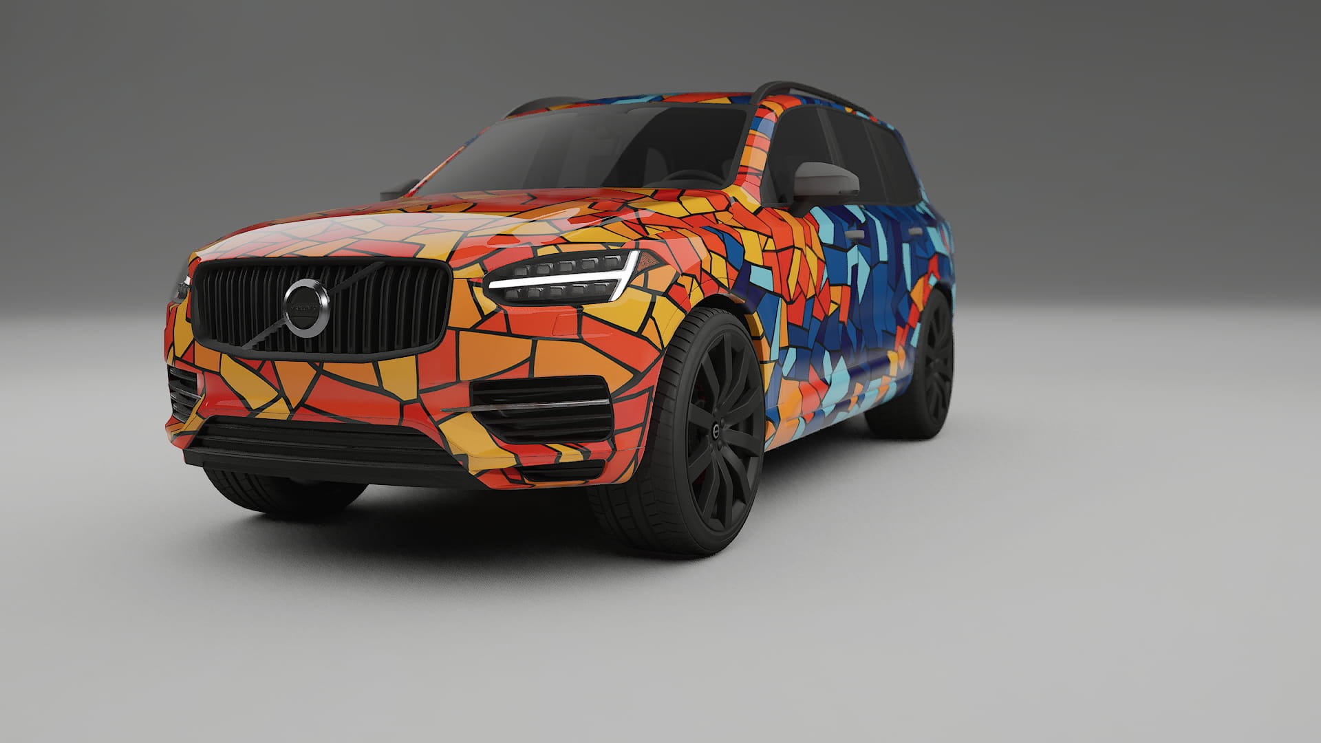 Volvo XC90 SPA BARCELONA – Ontworpen Wrap PPF Kit van Printbaar Polyurethaanfolie