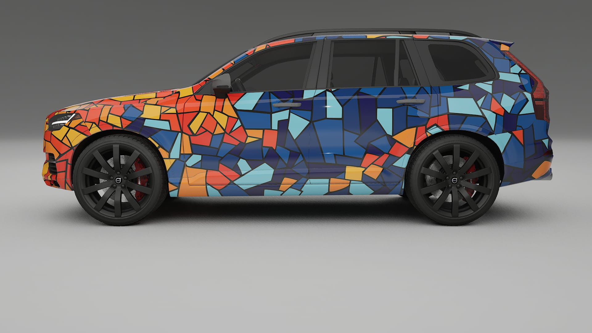 Volvo XC90 SPA BARCELONA – Ontworpen Wrap PPF Kit van Printbaar Polyurethaanfolie