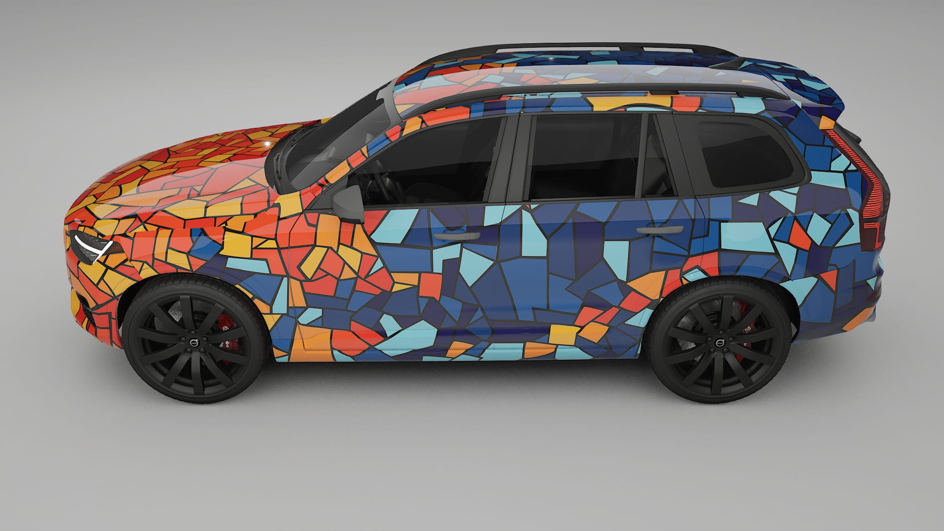 Volvo XC90 SPA BARCELONA – Ontworpen Wrap PPF Kit van Printbaar Polyurethaanfolie