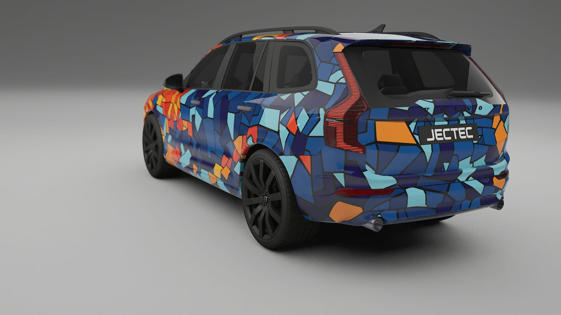 Volvo XC90 SPA BARCELONA – Ontworpen Wrap PPF Kit van Printbaar Polyurethaanfolie
