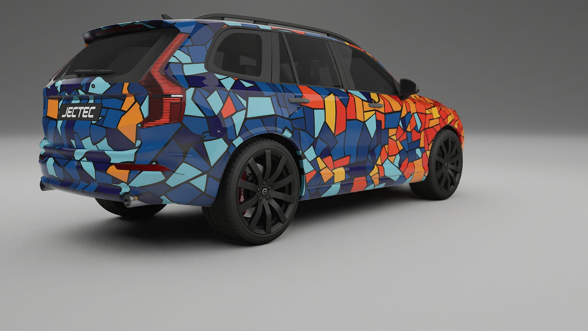 Volvo XC90 SPA BARCELONA – Ontworpen Wrap PPF Kit van Printbaar Polyurethaanfolie