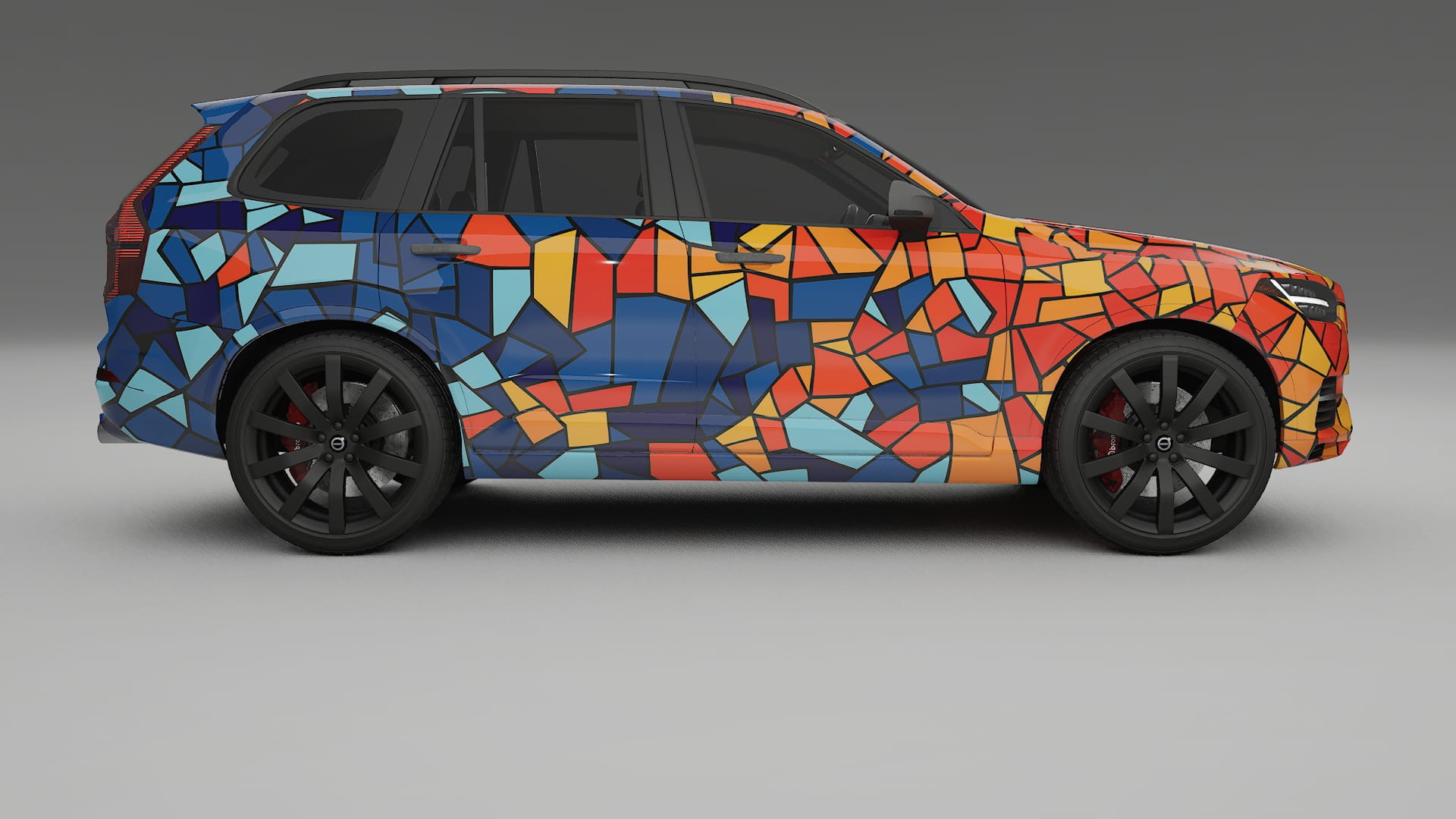 Volvo XC90 SPA BARCELONA – Ontworpen Wrap PPF Kit van Printbaar Polyurethaanfolie