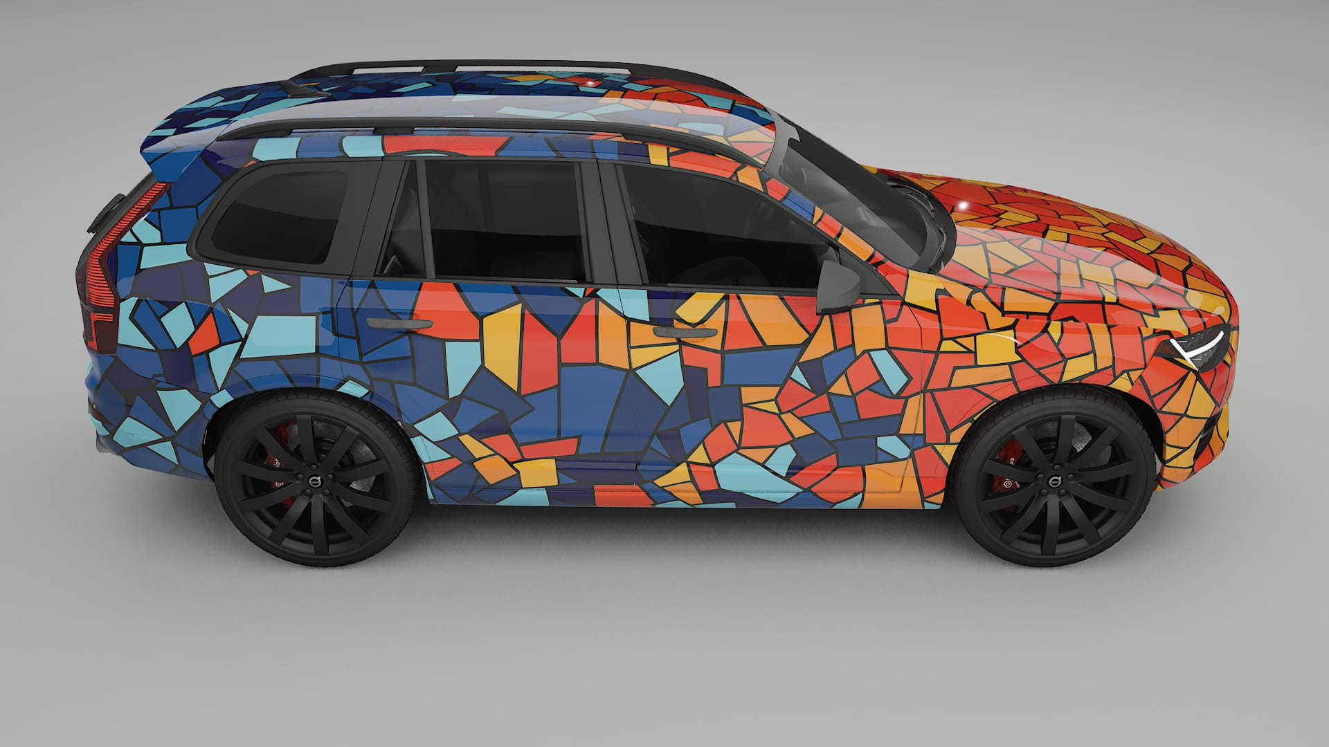 Volvo XC90 SPA BARCELONA – Ontworpen Wrap PPF Kit van Printbaar Polyurethaanfolie