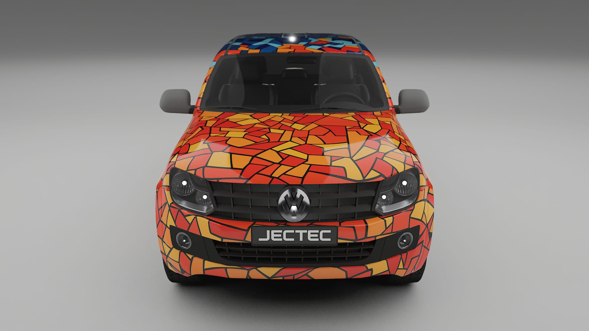 VW Amarok 2H BARCELONA – Ontworpen Wrap PPF Kit van Printbaar Polyurethaanfolie