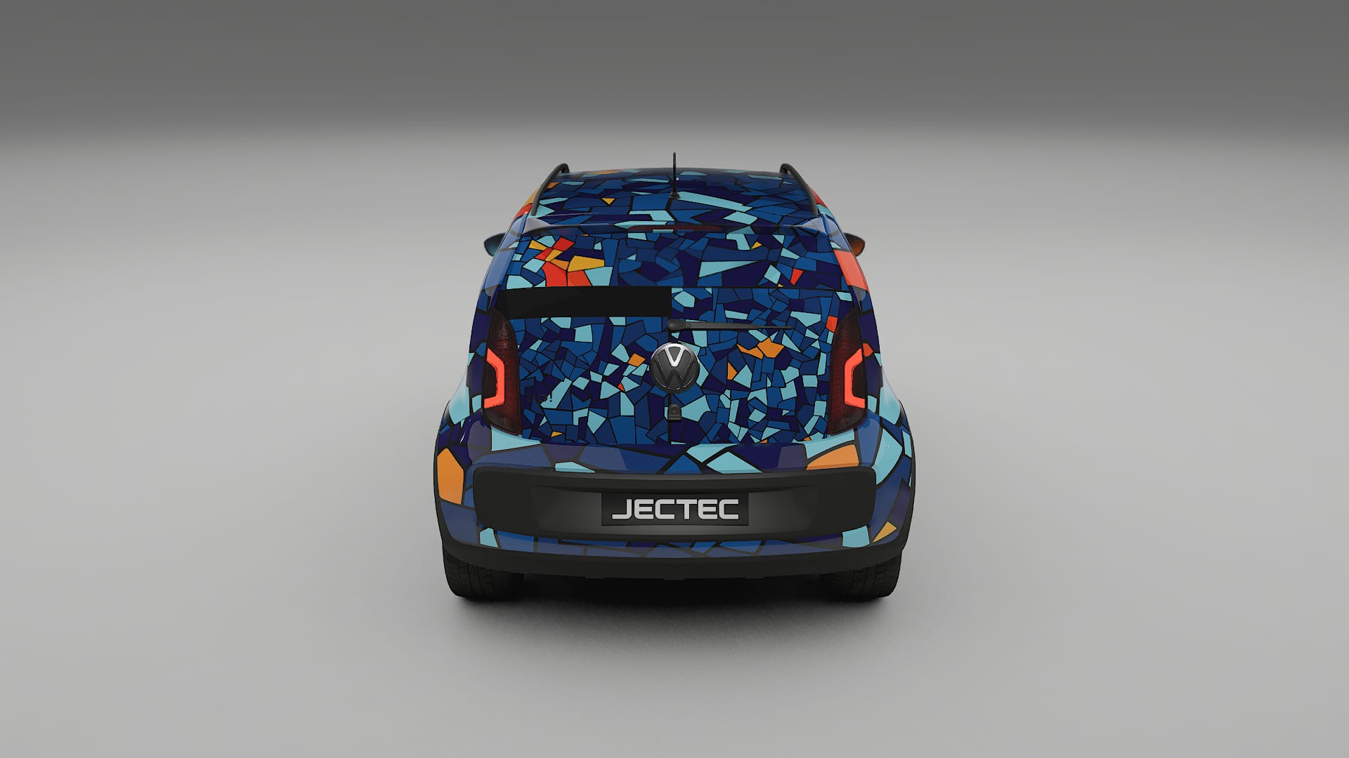 VW Cross Up BARCELONA – Ontworpen Wrap PPF Kit van Printbaar Polyurethaanfolie