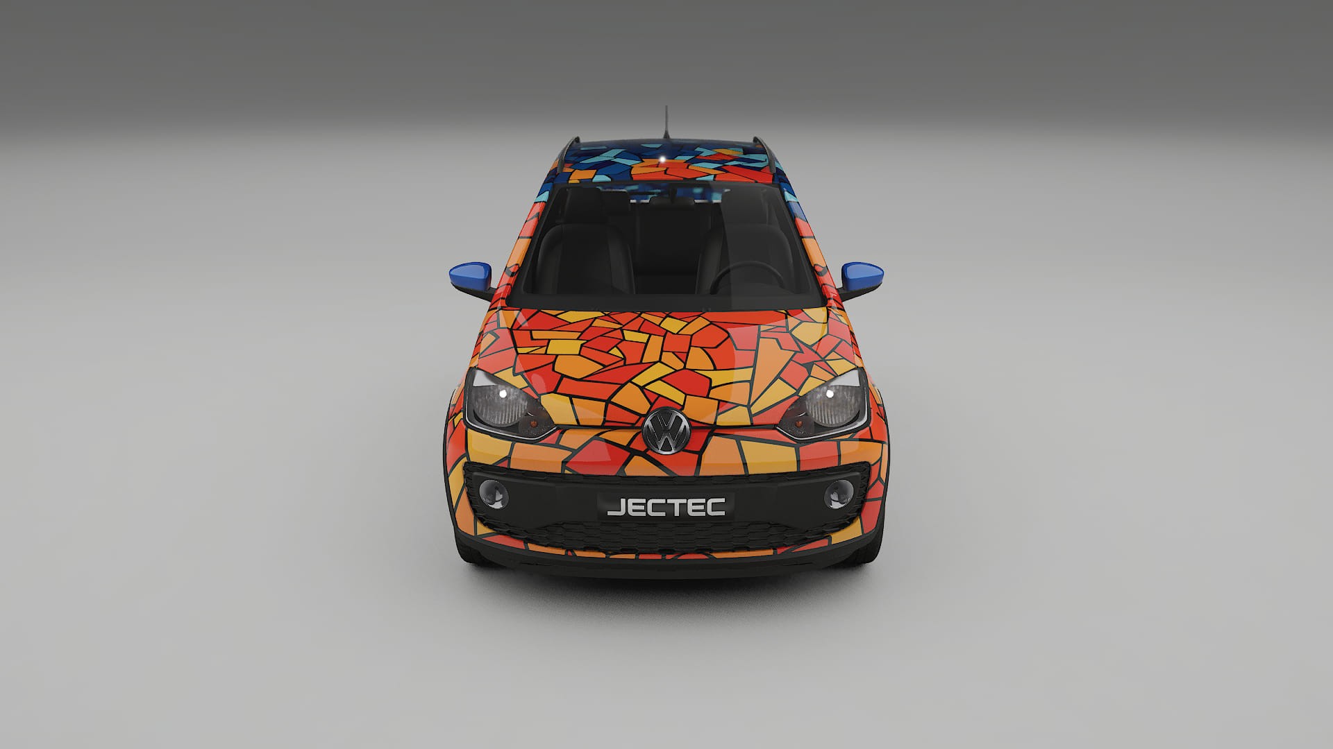 VW Cross Up BARCELONA – Ontworpen Wrap PPF Kit van Printbaar Polyurethaanfolie