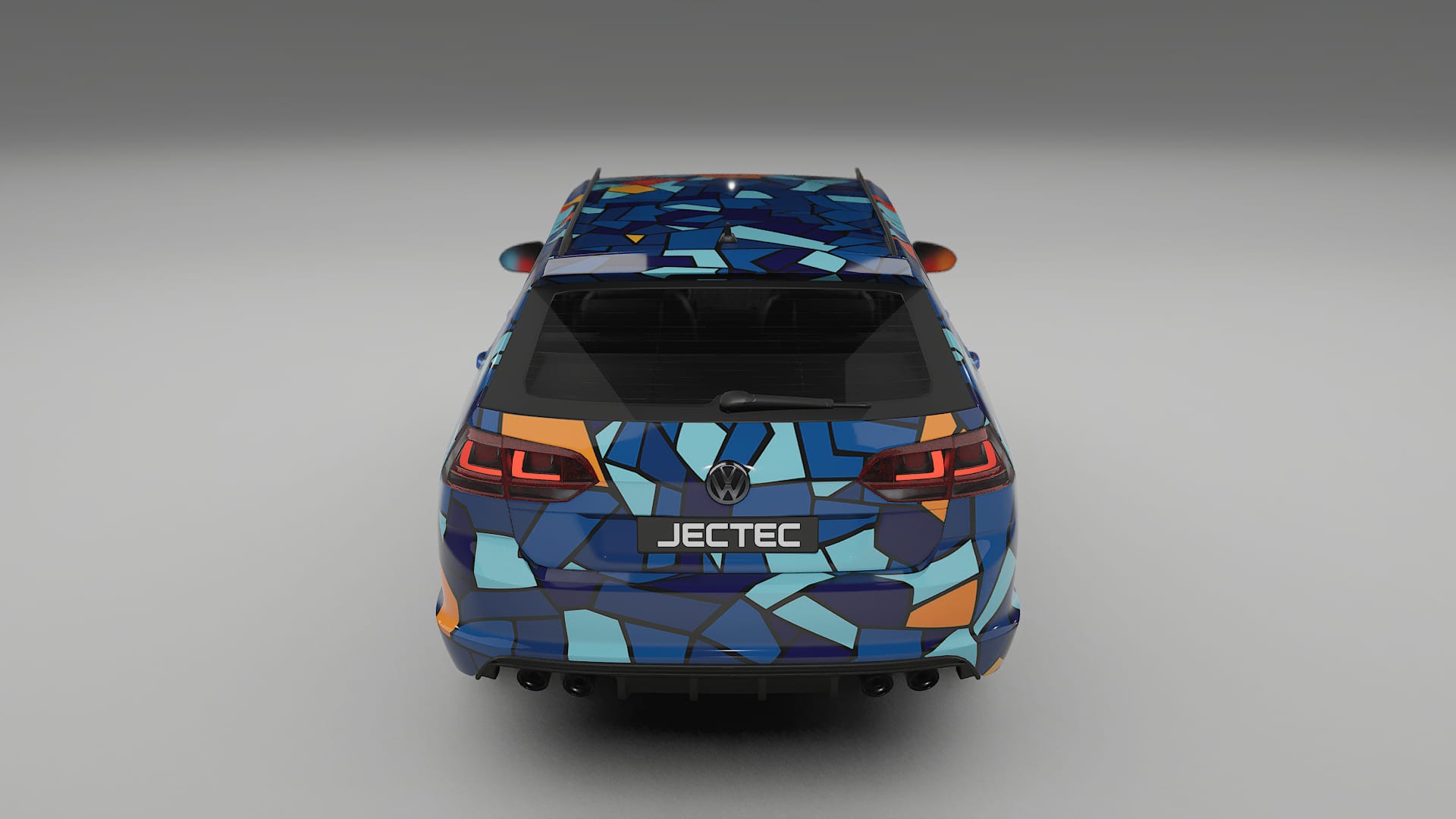 VW Golf Variant Mk7 BARCELONA – Ontworpen Wrap PPF Kit van Printbaar Polyurethaanfolie