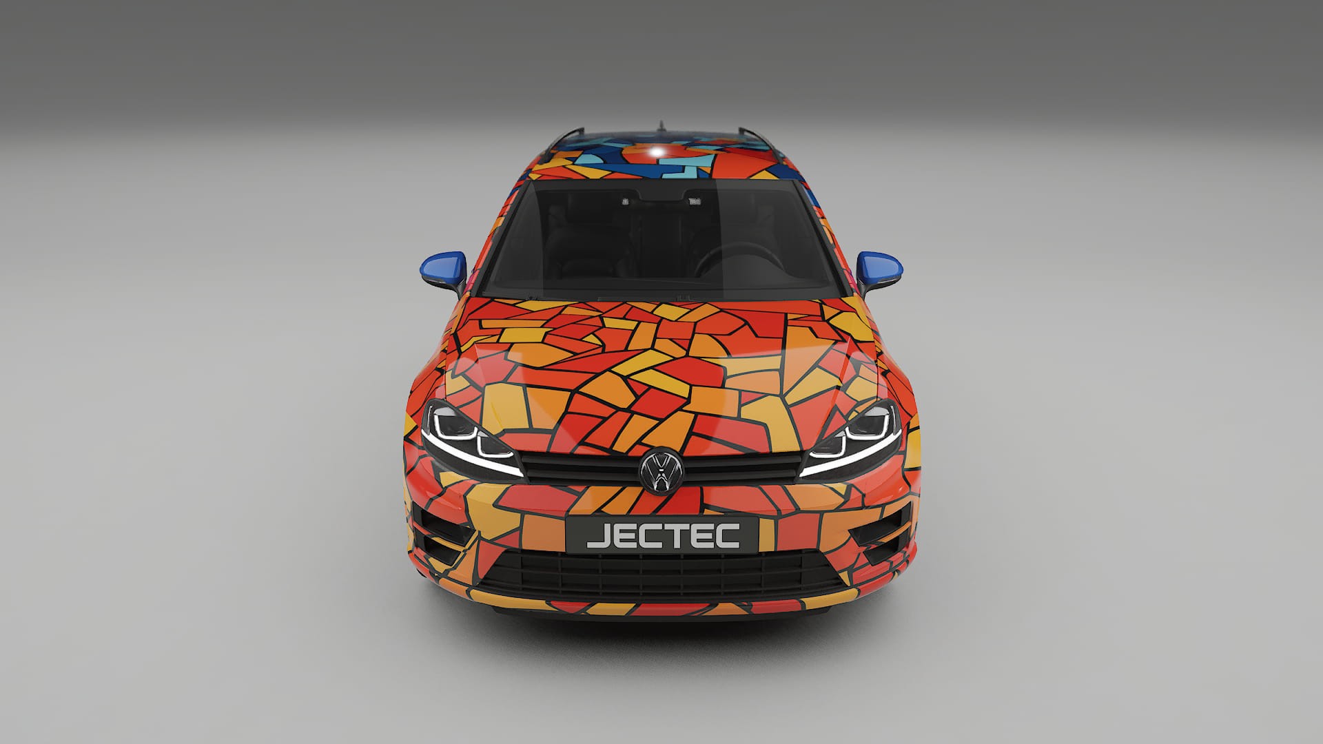 VW Golf Variant Mk7 BARCELONA – Ontworpen Wrap PPF Kit van Printbaar Polyurethaanfolie
