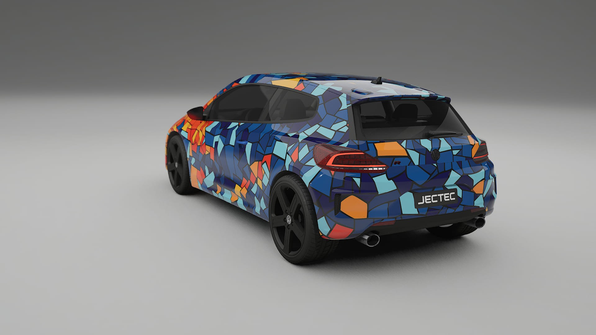 VW Scirocco R III BARCELONA – Ontworpen Wrap PPF Kit van Printbaar Polyurethaanfolie