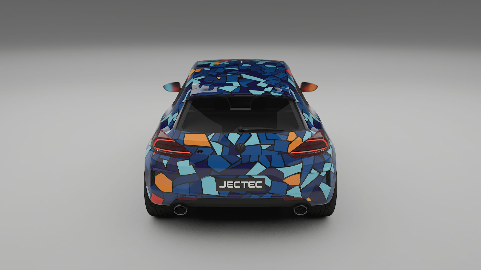 VW Scirocco R III BARCELONA – Ontworpen Wrap PPF Kit van Printbaar Polyurethaanfolie