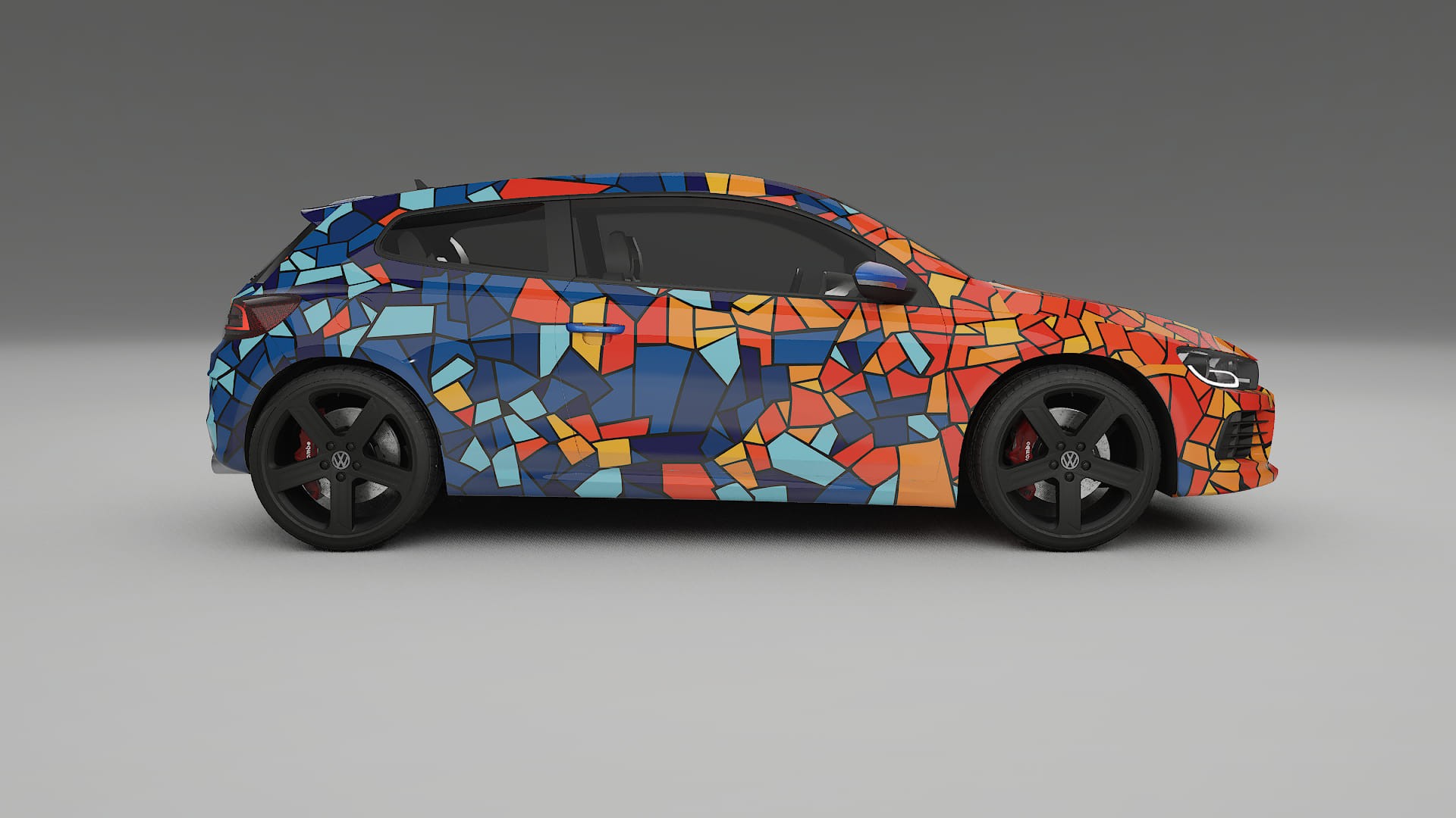 VW Scirocco R III BARCELONA – Ontworpen Wrap PPF Kit van Printbaar Polyurethaanfolie