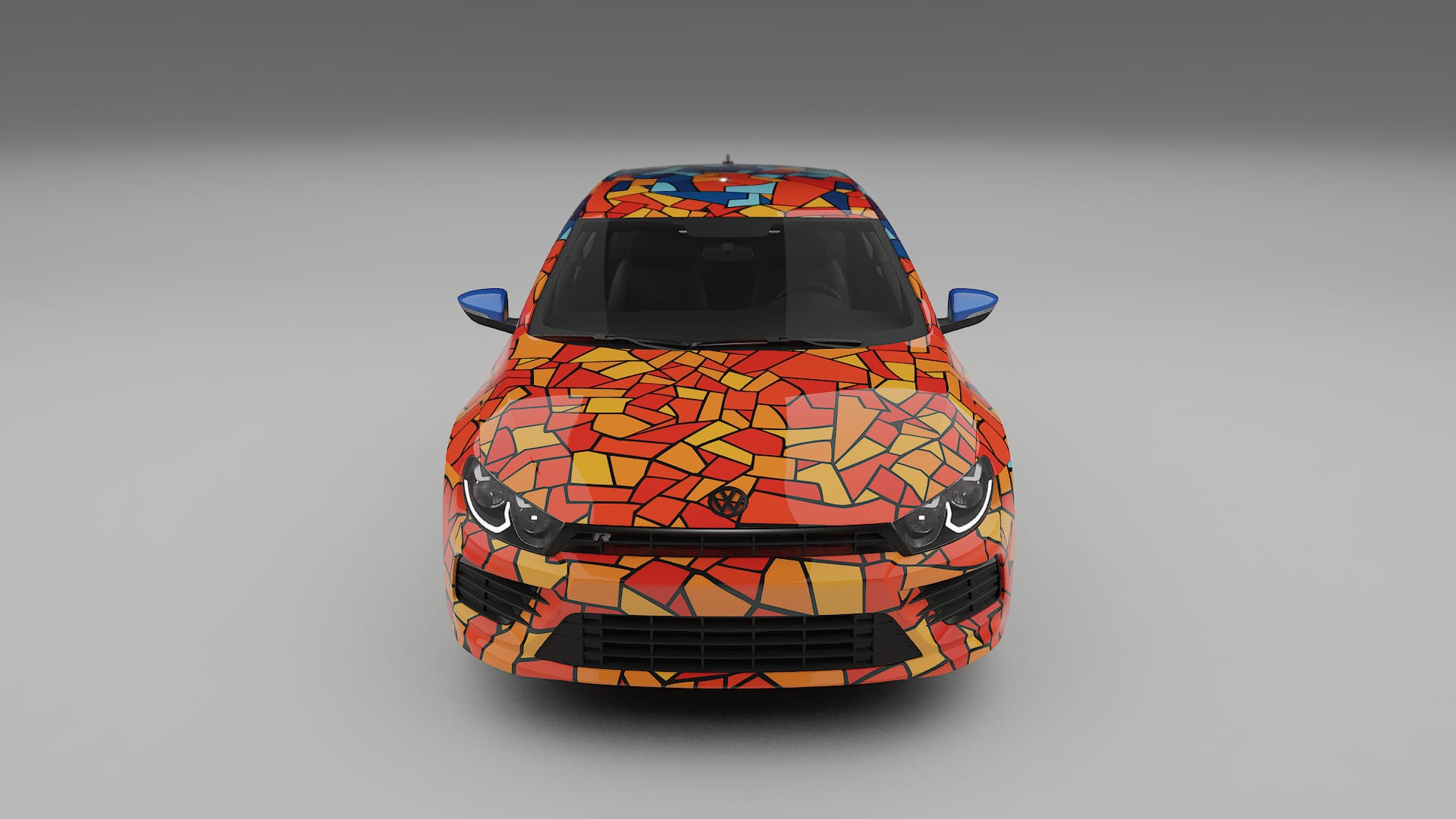VW Scirocco R III BARCELONA – Ontworpen Wrap PPF Kit van Printbaar Polyurethaanfolie