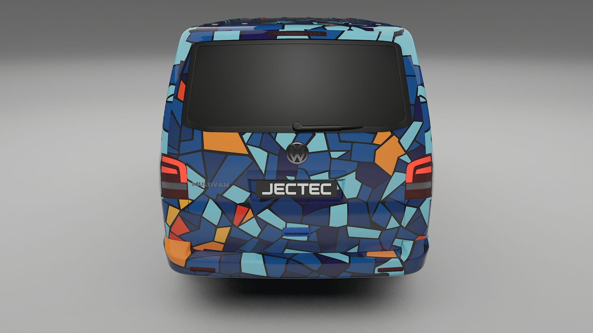 VW Transporter T5 Caravelle BARCELONA – Ontworpen Wrap PPF Kit van Printbaar Polyurethaanfolie