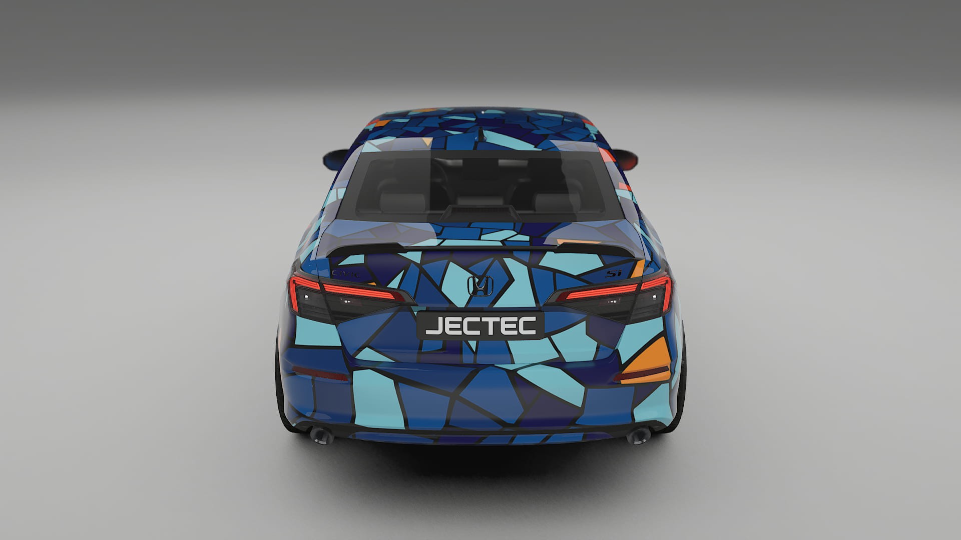 Honda Civic Si BARCELONA – Ontworpen Wrap PPF Kit van Printbaar Polyurethaanfolie