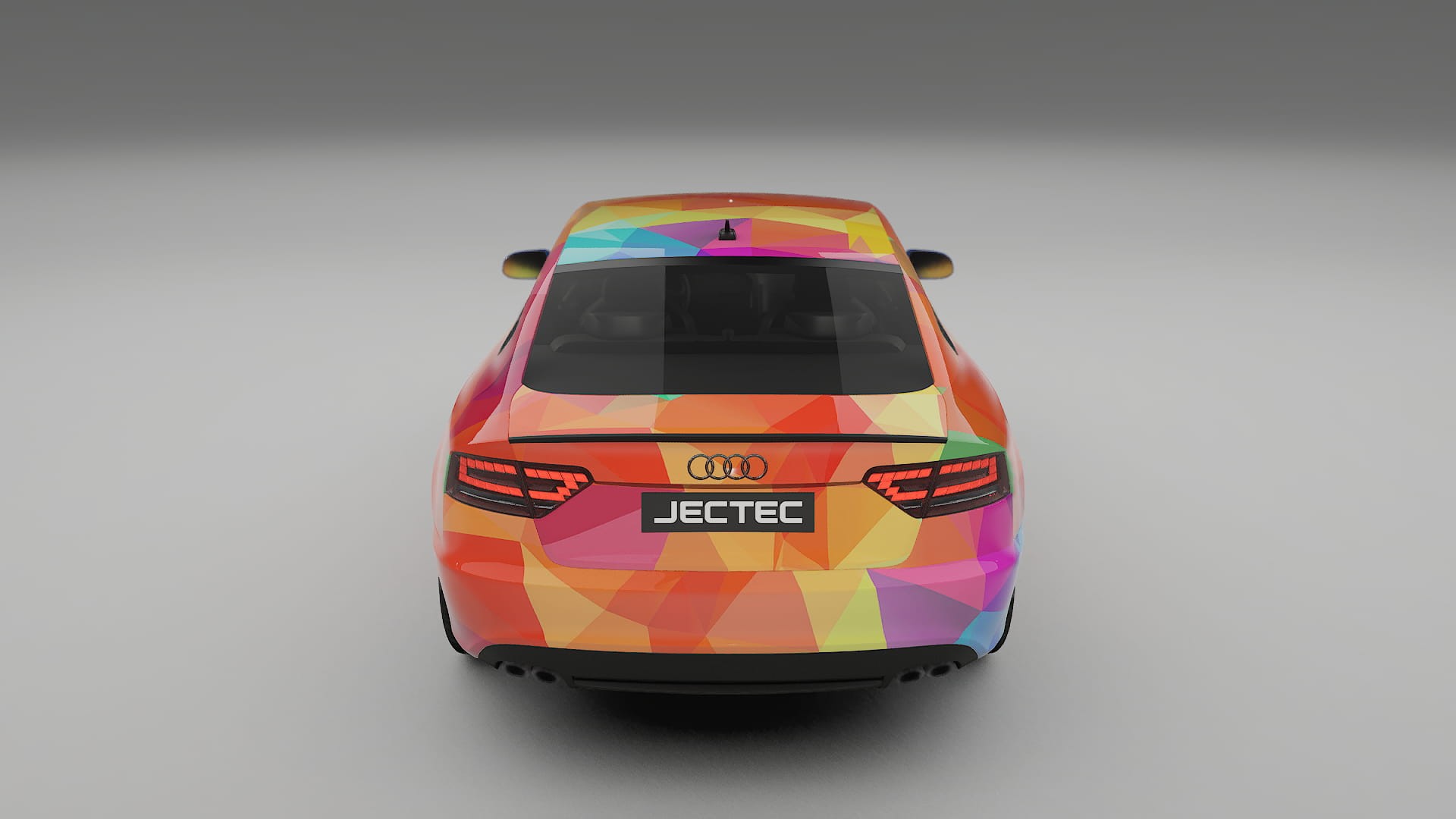 Audi A5 8T Sportback prefacelift pre-LCI VECTOR VIBE – Ontworpen Wrap PPF Kit van Printbaar Polyurethaanfolie