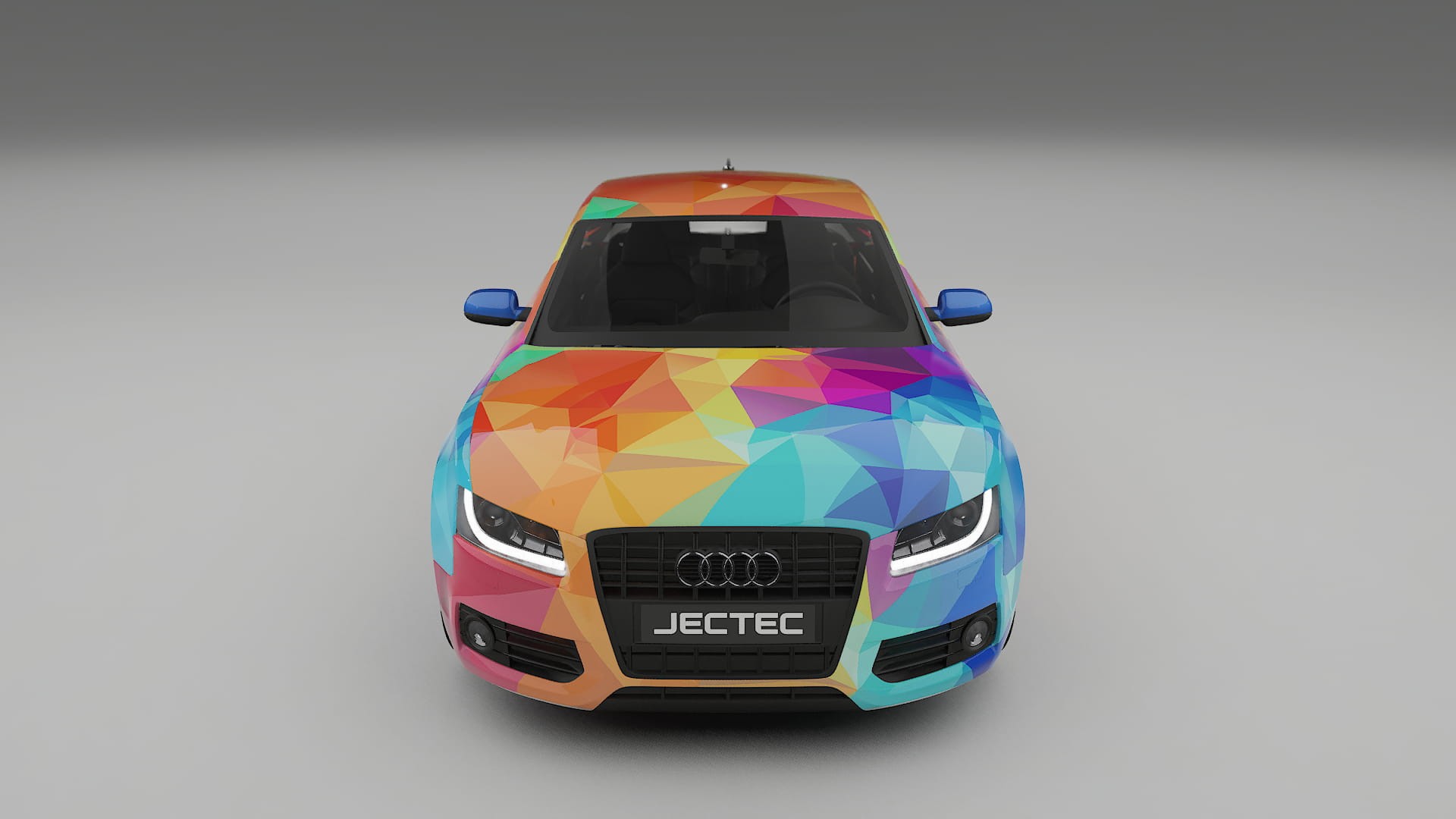 Audi A5 8T Sportback prefacelift pre-LCI VECTOR VIBE – Ontworpen Wrap PPF Kit van Printbaar Polyurethaanfolie