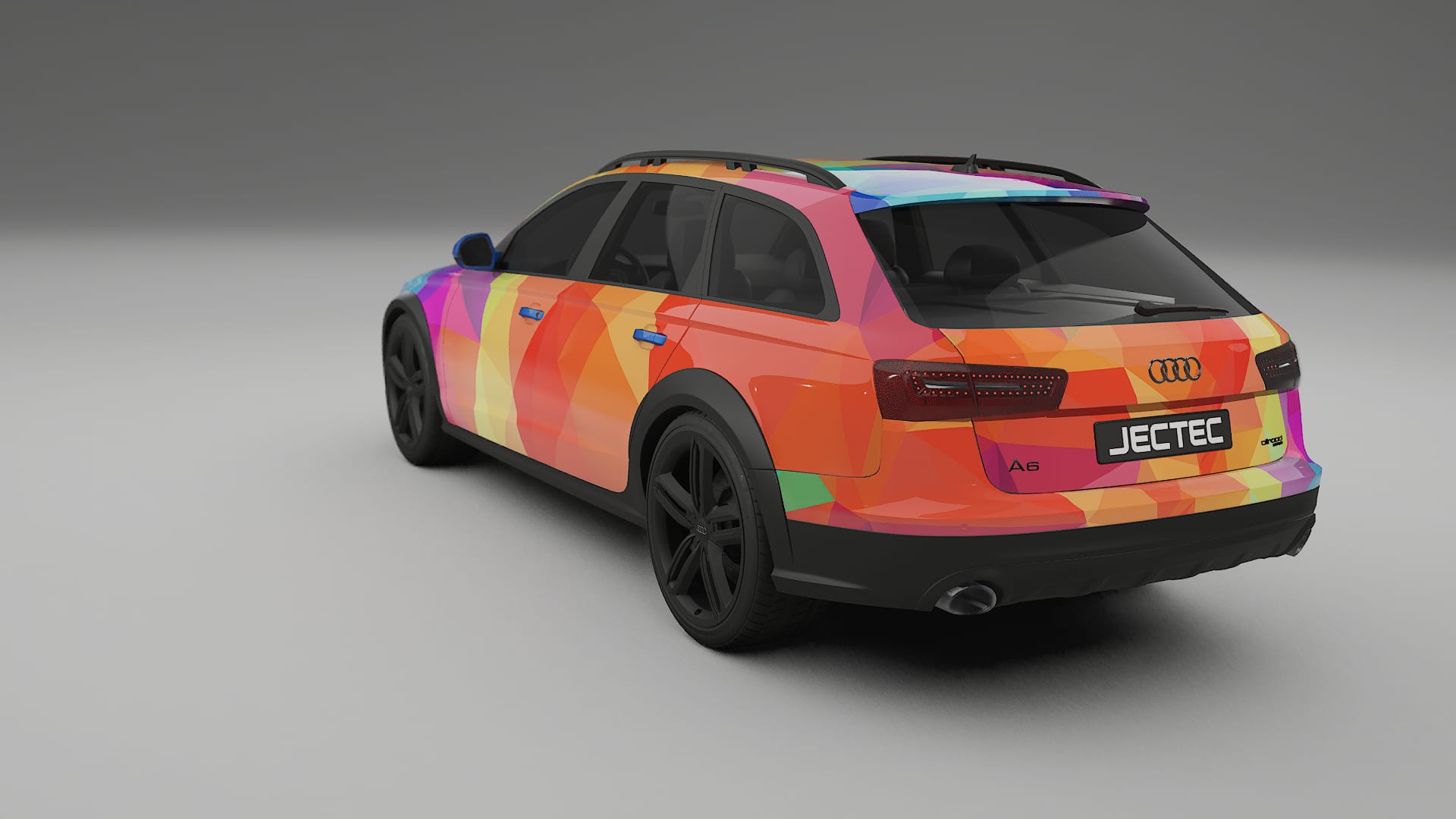 Audi A6 Allroad C7 prefacelift pre-LCI VECTOR VIBE – Ontworpen Wrap PPF Kit van Printbaar Polyurethaanfolie