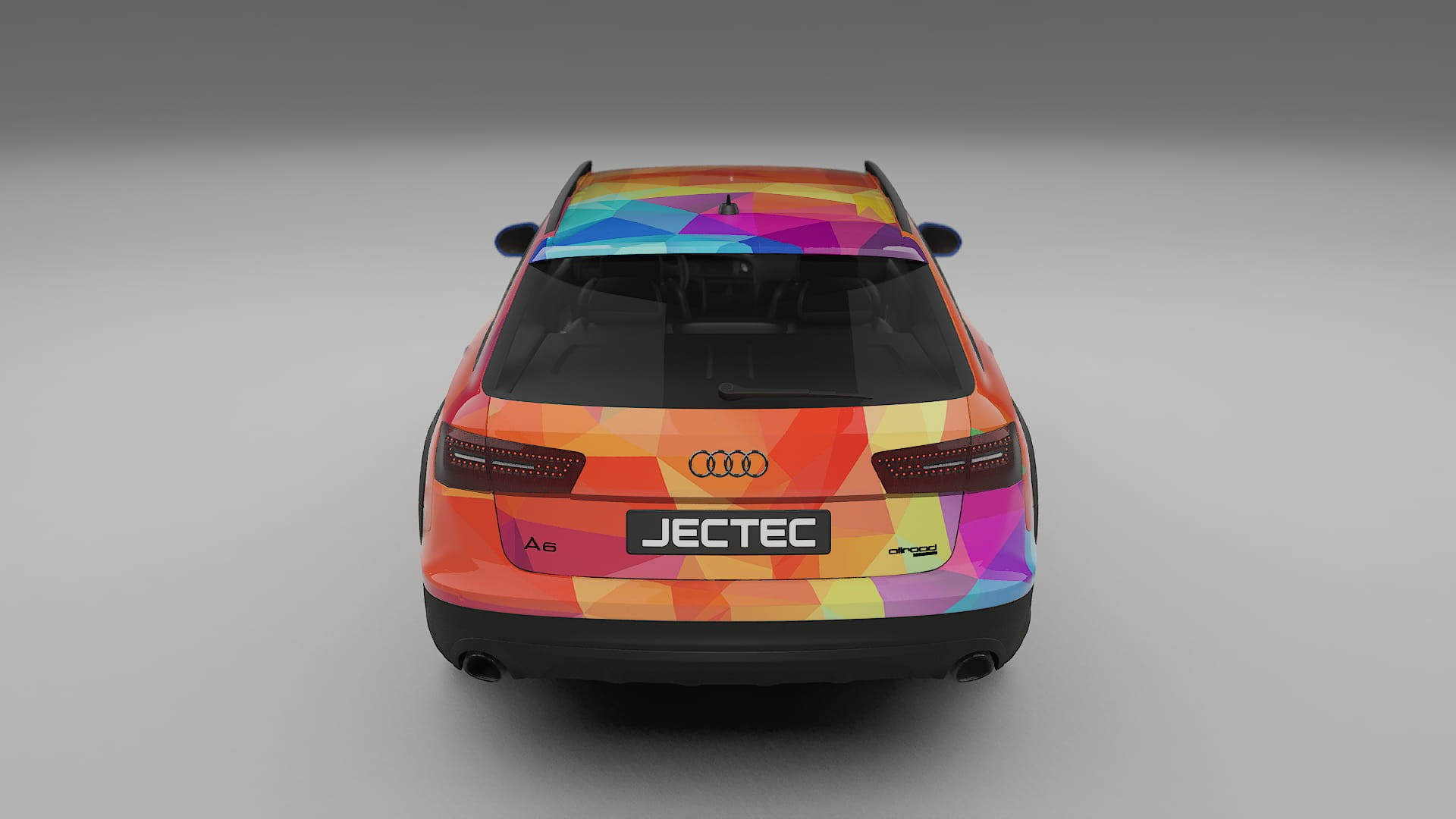 Audi A6 Allroad C7 prefacelift pre-LCI VECTOR VIBE – Ontworpen Wrap PPF Kit van Printbaar Polyurethaanfolie