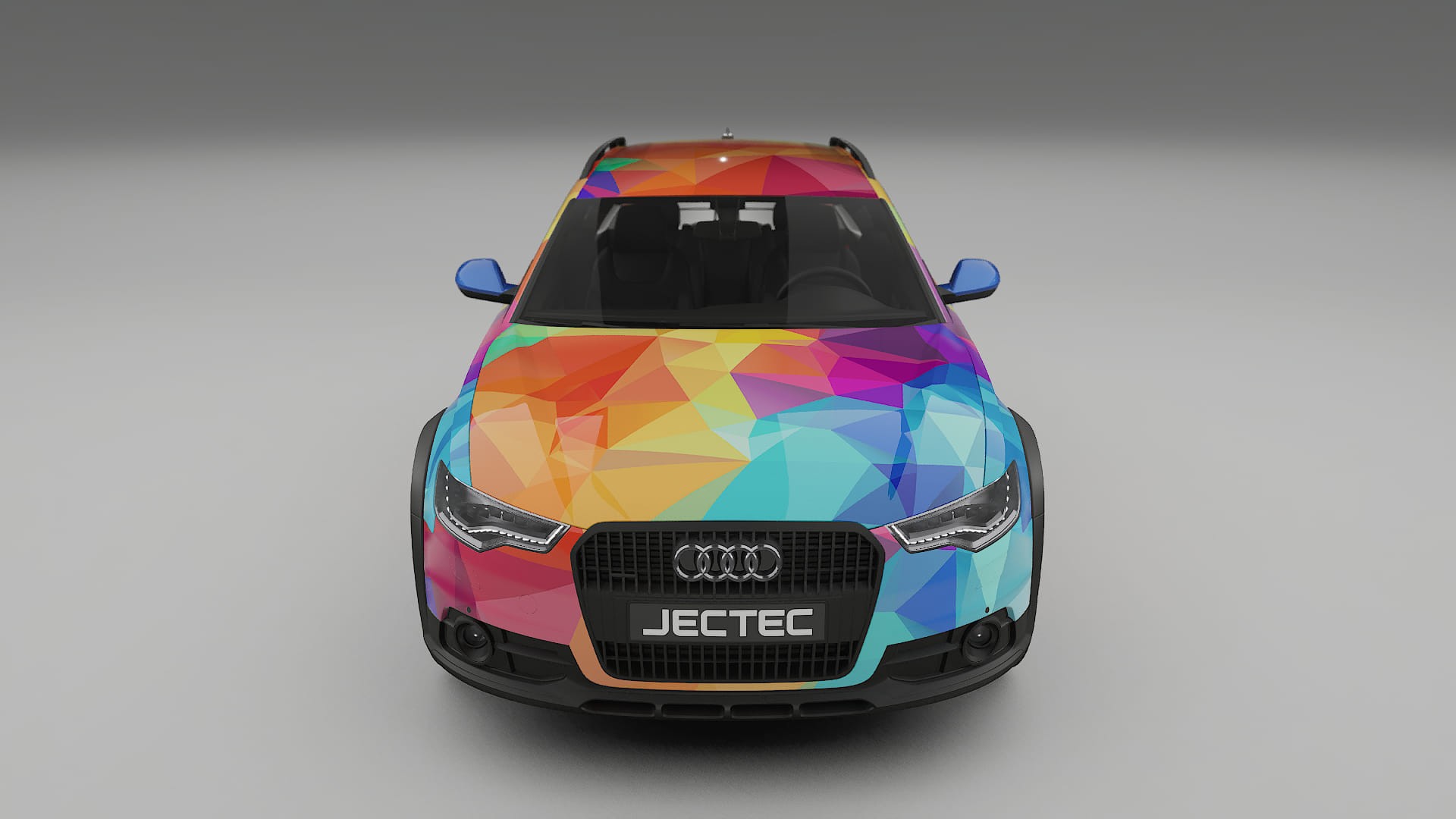 Audi A6 Allroad C7 prefacelift pre-LCI VECTOR VIBE – Ontworpen Wrap PPF Kit van Printbaar Polyurethaanfolie