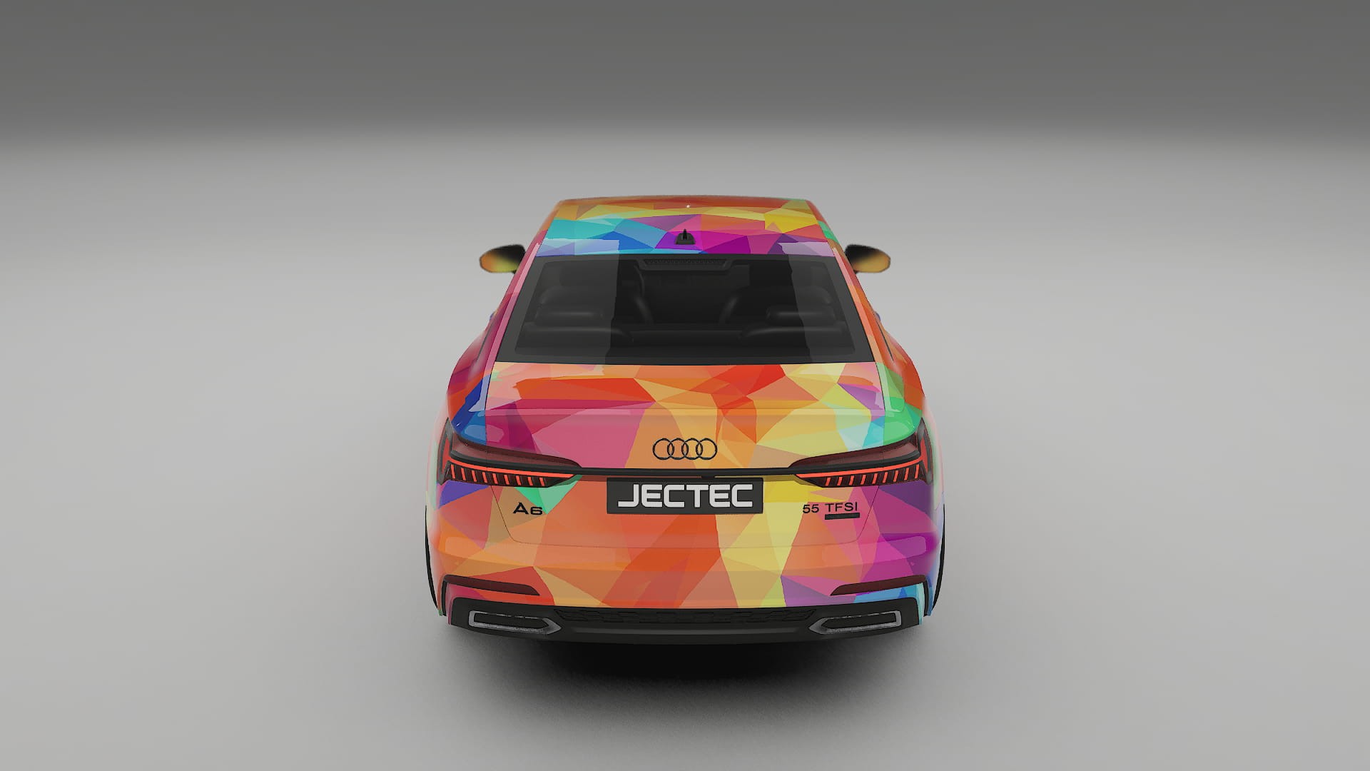 Audi A6 S-Line C8 VECTOR VIBE – Ontworpen Wrap PPF Kit van Printbaar Polyurethaanfolie
