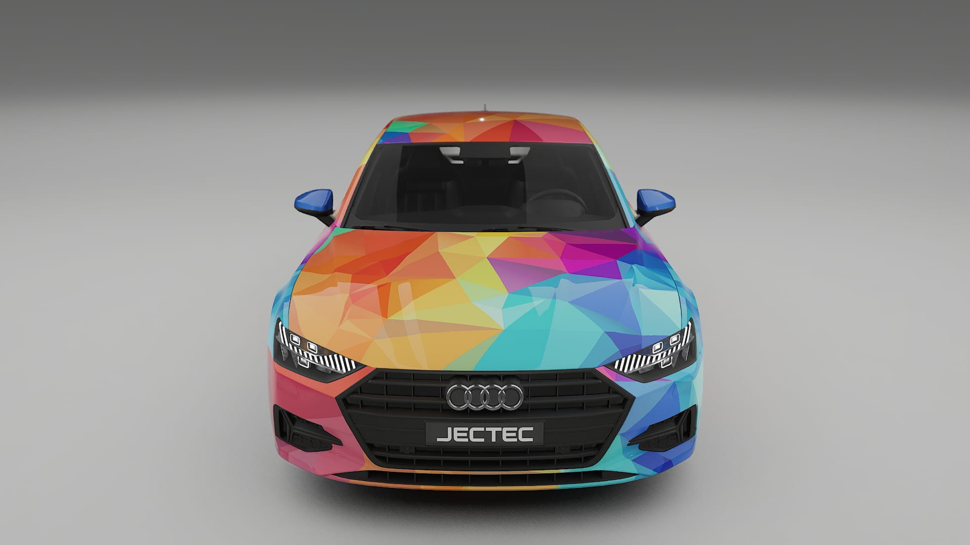 Audi A7 C8 Sportback prefacelift pre-LCI VECTOR VIBE – Ontworpen Wrap PPF Kit van Printbaar Polyurethaanfolie