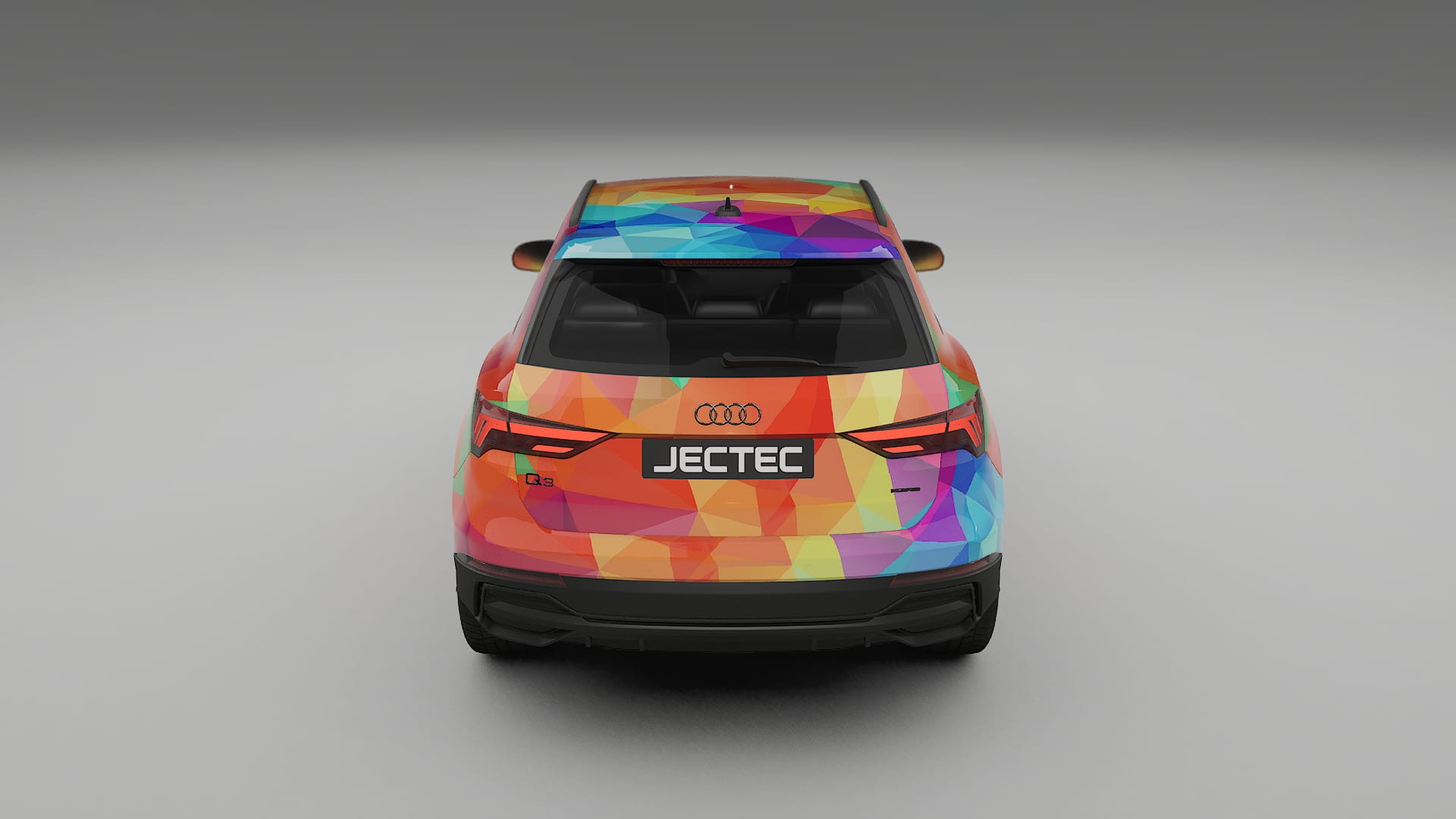 Audi Q3 S-Line F3 VECTOR VIBE – Ontworpen Wrap PPF Kit van Printbaar Polyurethaanfolie
