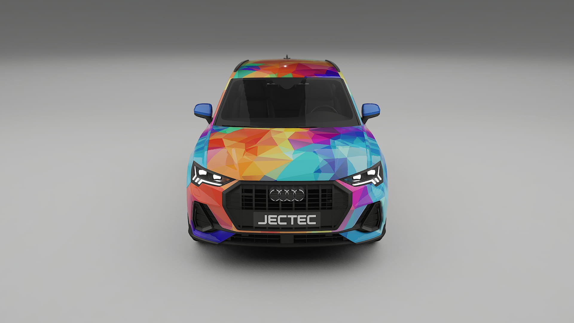 Audi Q3 S-Line F3 VECTOR VIBE – Ontworpen Wrap PPF Kit van Printbaar Polyurethaanfolie