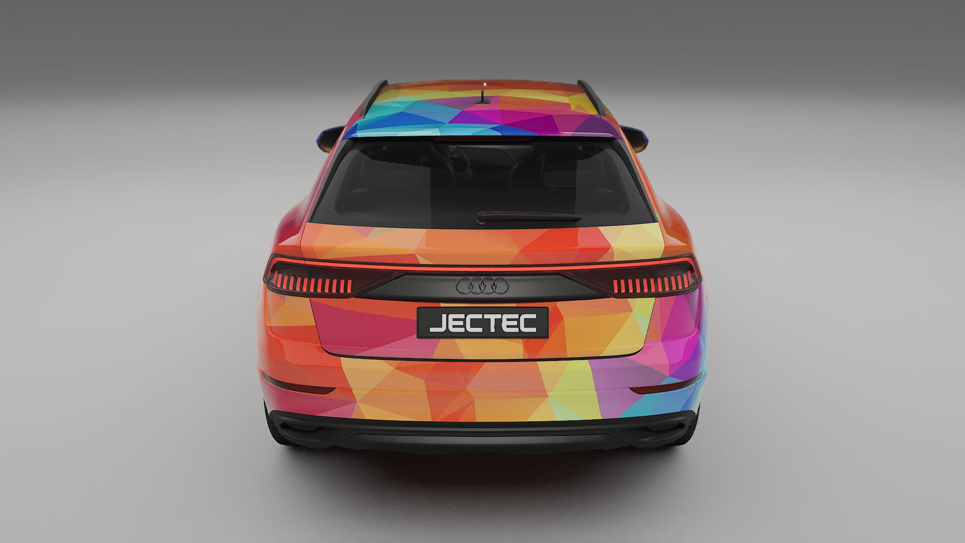 Audi Q8 F1 prefacelift pre-LCI VECTOR VIBE – Ontworpen Wrap PPF Kit van Printbaar Polyurethaanfolie
