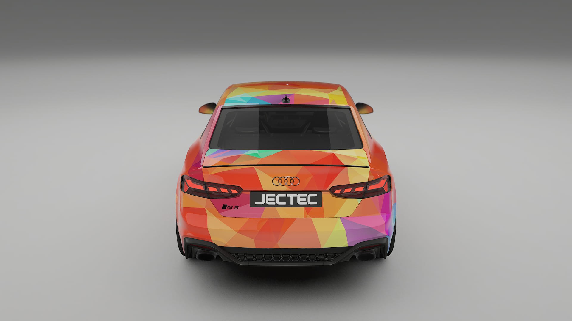 Audi RS5 Coupe B9 facelift pre-LCI VECTOR VIBE – Ontworpen Wrap PPF Kit van Printbaar Polyurethaanfolie