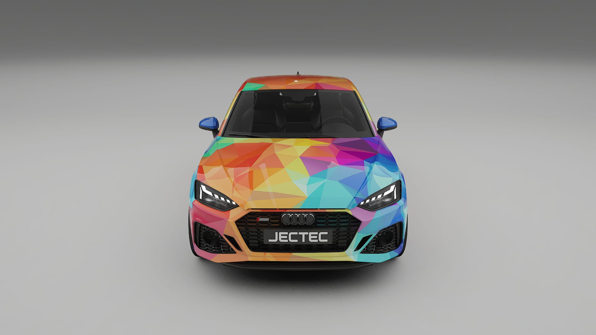 Audi RS5 Coupe B9 facelift pre-LCI VECTOR VIBE – Ontworpen Wrap PPF Kit van Printbaar Polyurethaanfolie