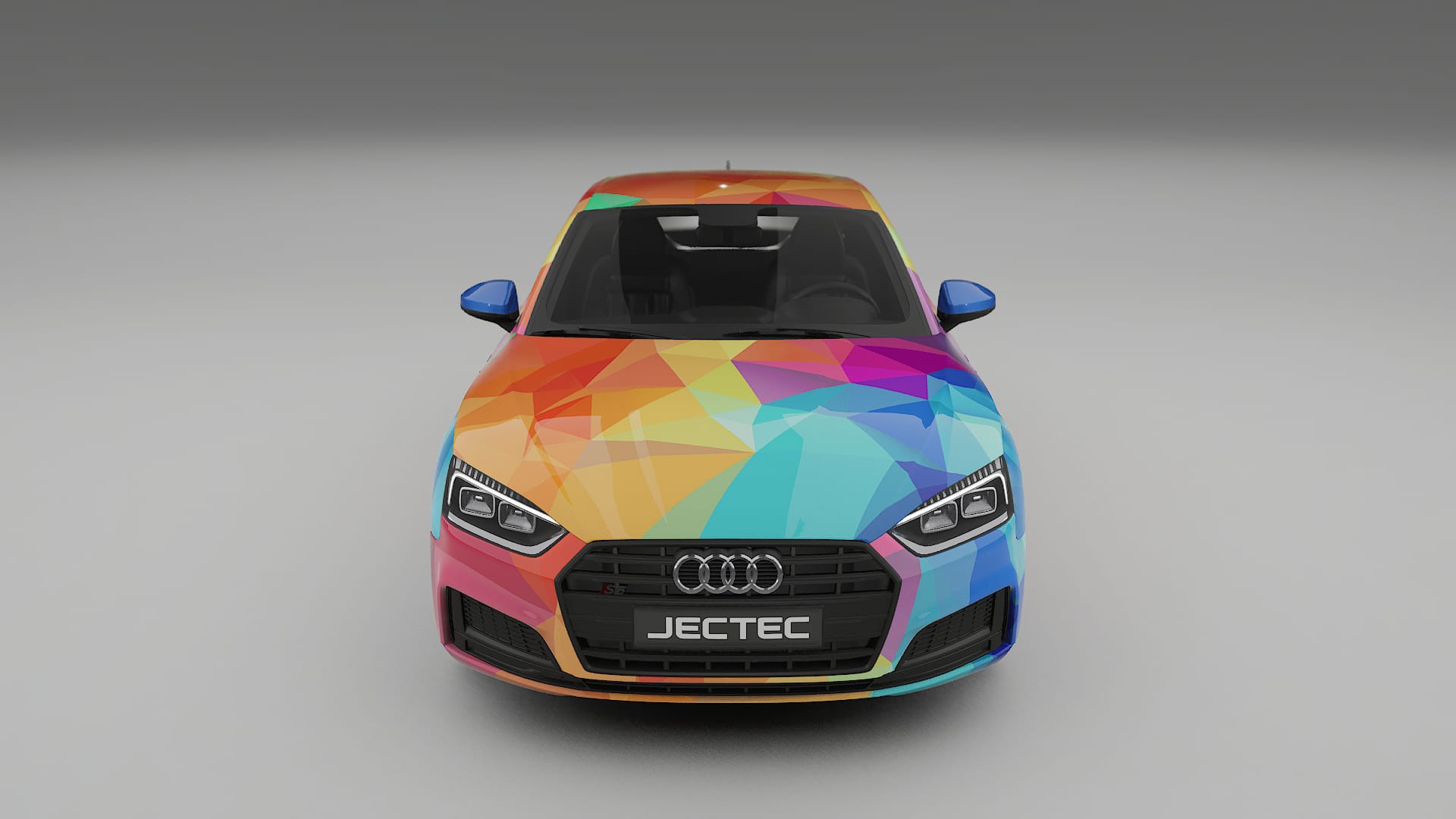 Audi S5 B9 prefacelift pre-LCI VECTOR VIBE – Ontworpen Wrap PPF Kit van Printbaar Polyurethaanfolie