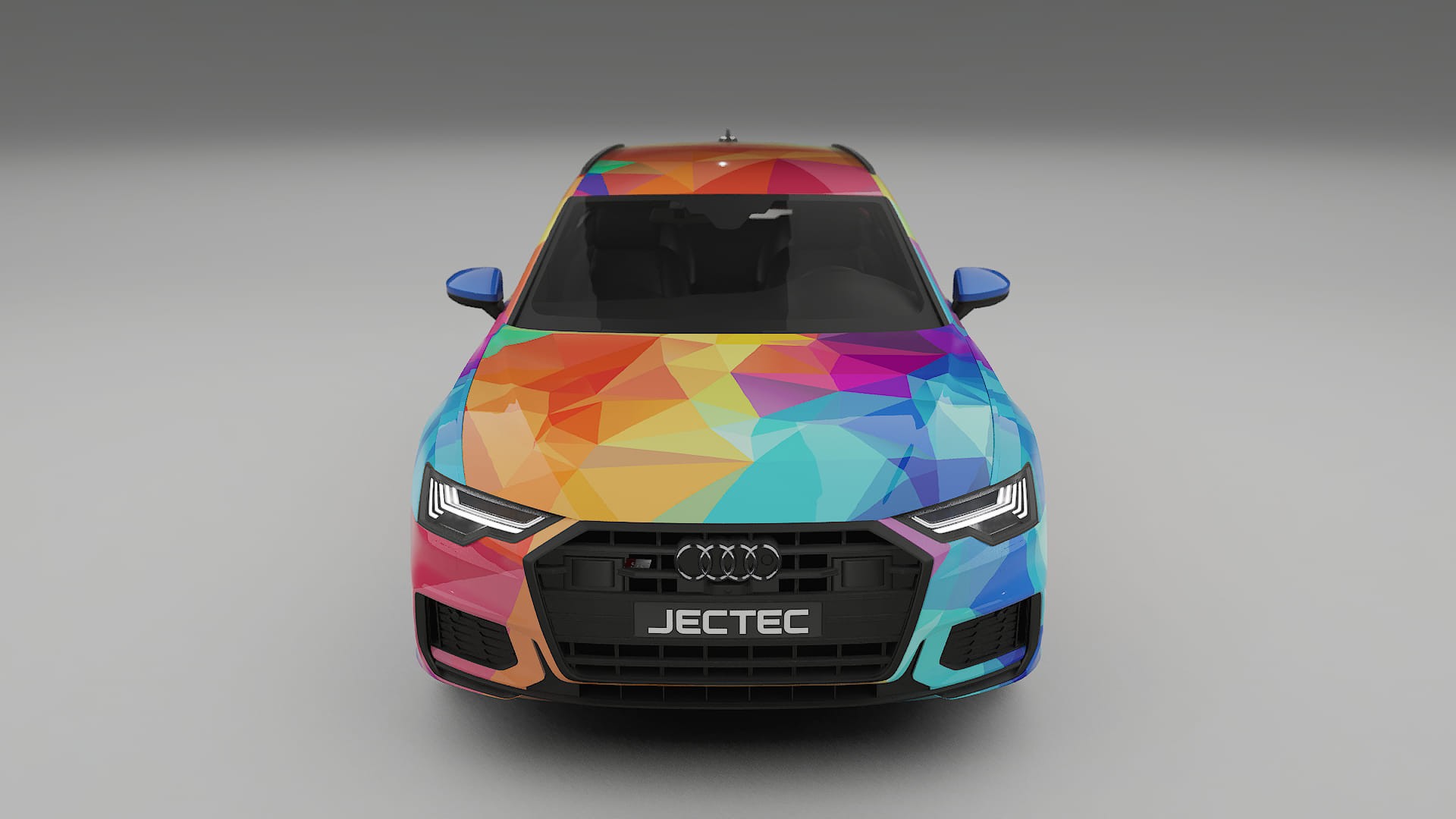 Audi S6 Avant prefacelift pre-LCI C8 VECTOR VIBE – Ontworpen Wrap PPF Kit van Printbaar Polyurethaanfolie